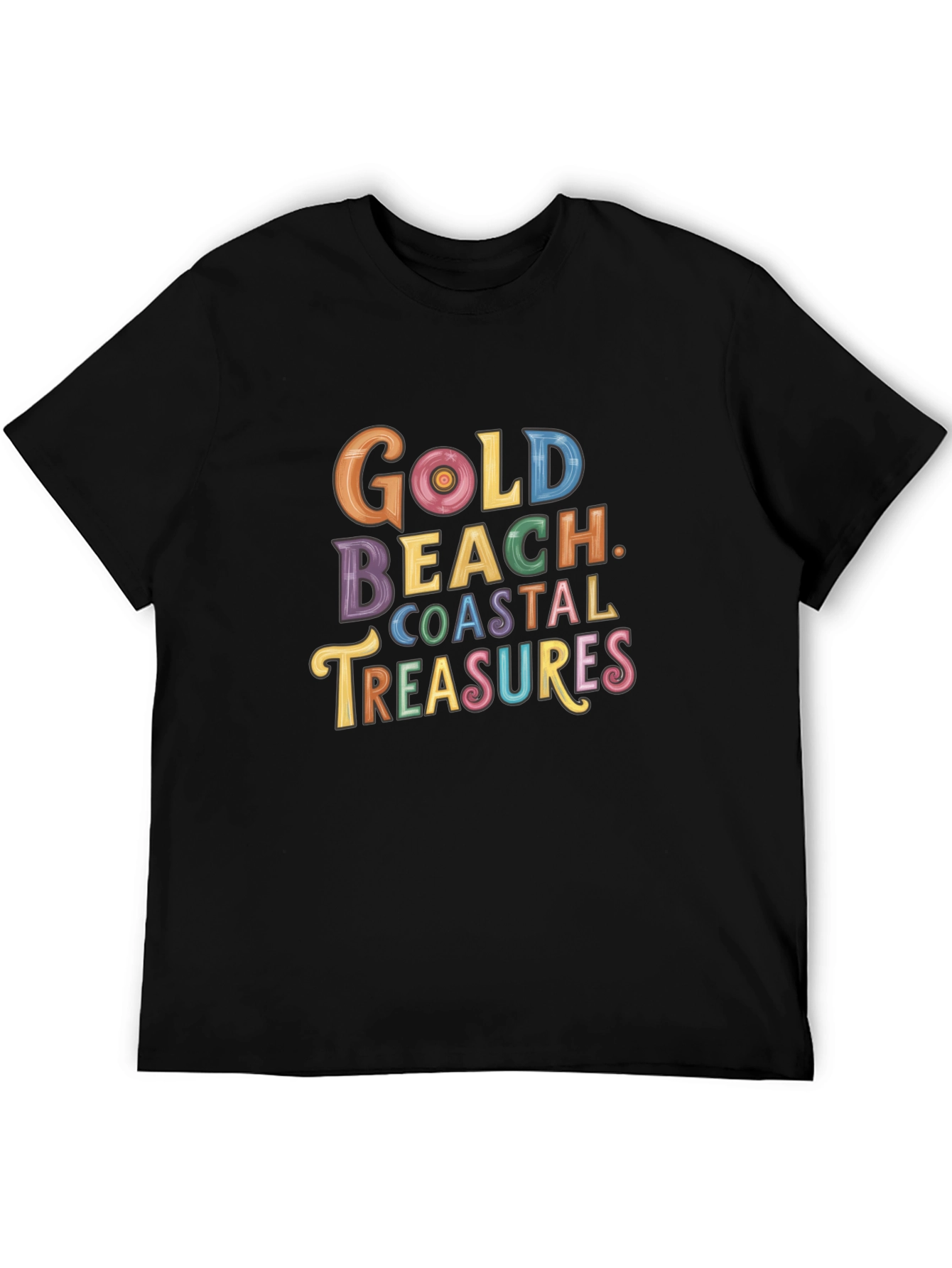 Gold Beach Coastal Treasures Graphic Tee