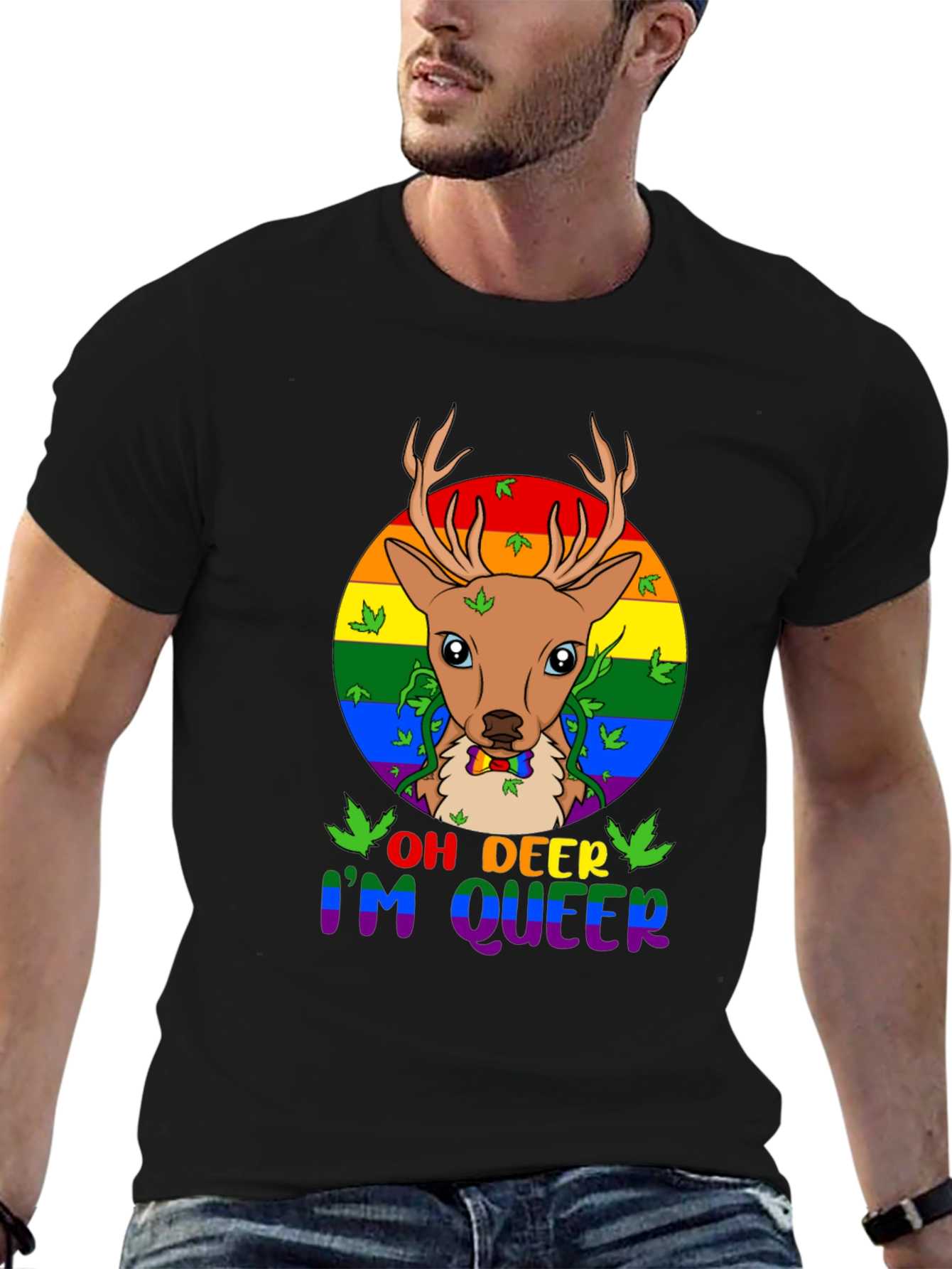 Oh Deer Im Queer T-Shirt
