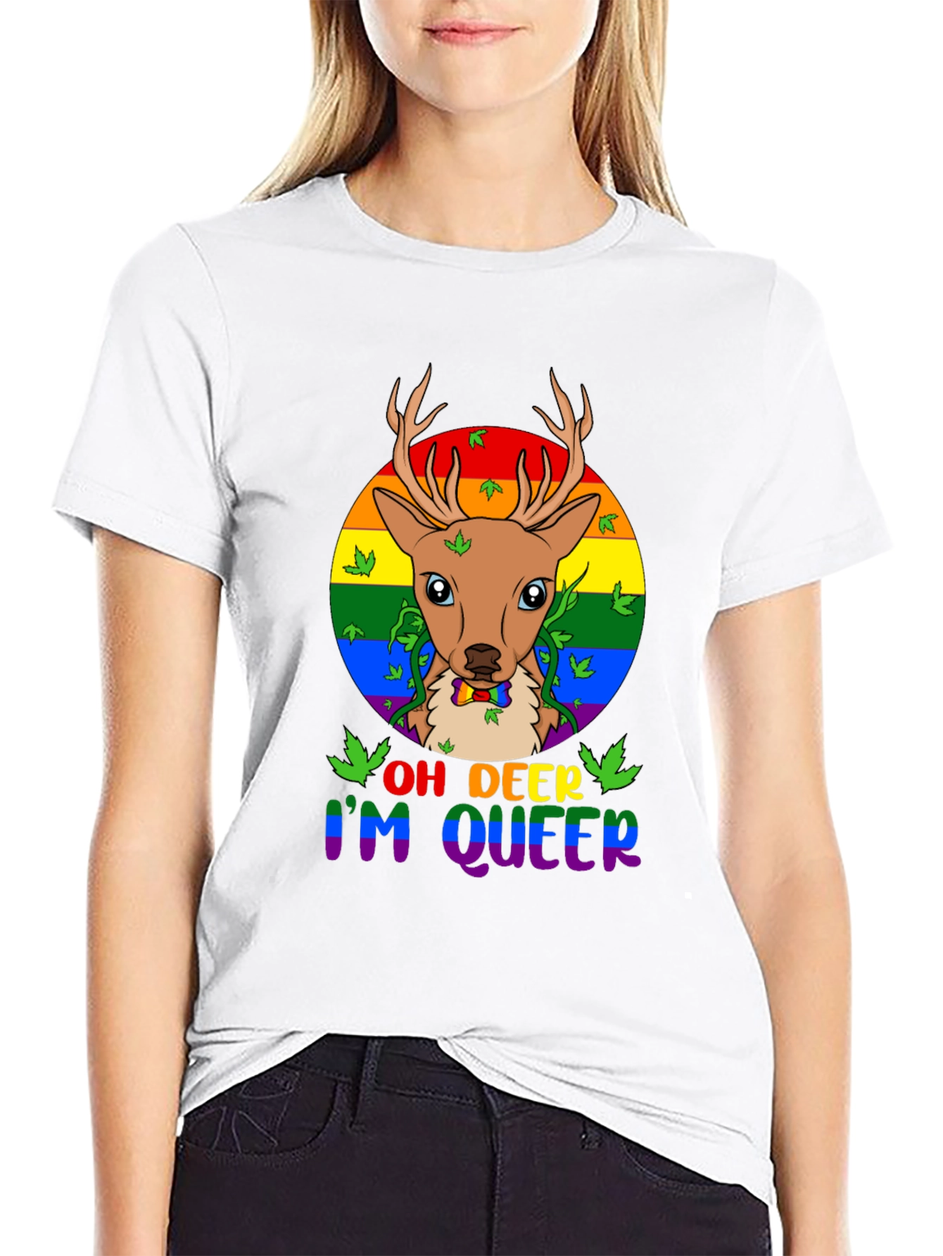 Oh Deer Im Queer T-Shirt