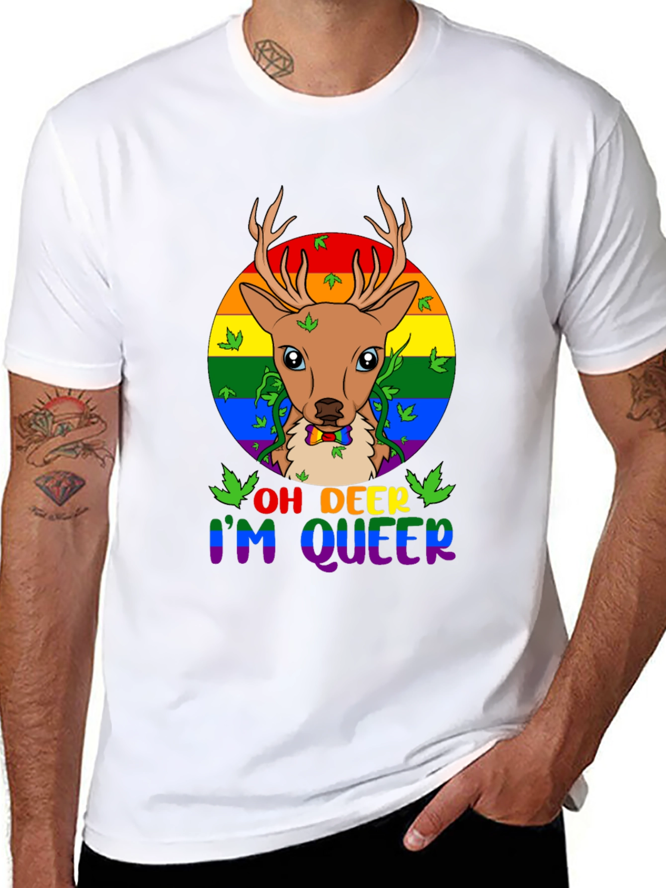 Oh Deer Im Queer T-Shirt