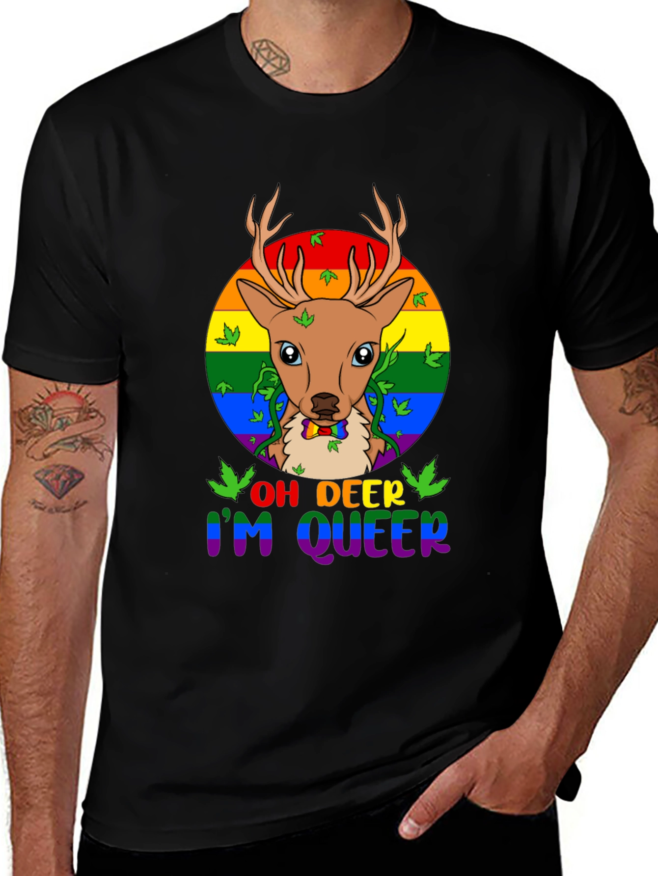Oh Deer Im Queer T-Shirt