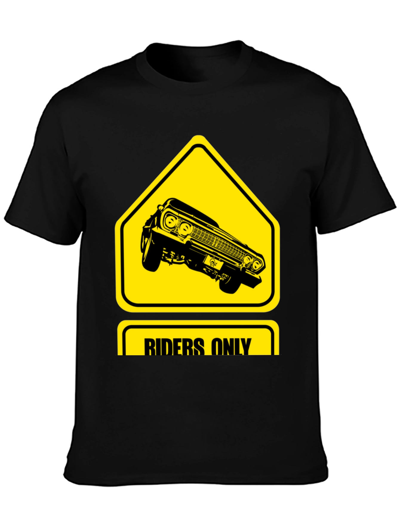 Riders Only T-Shirt - Classic Car Design