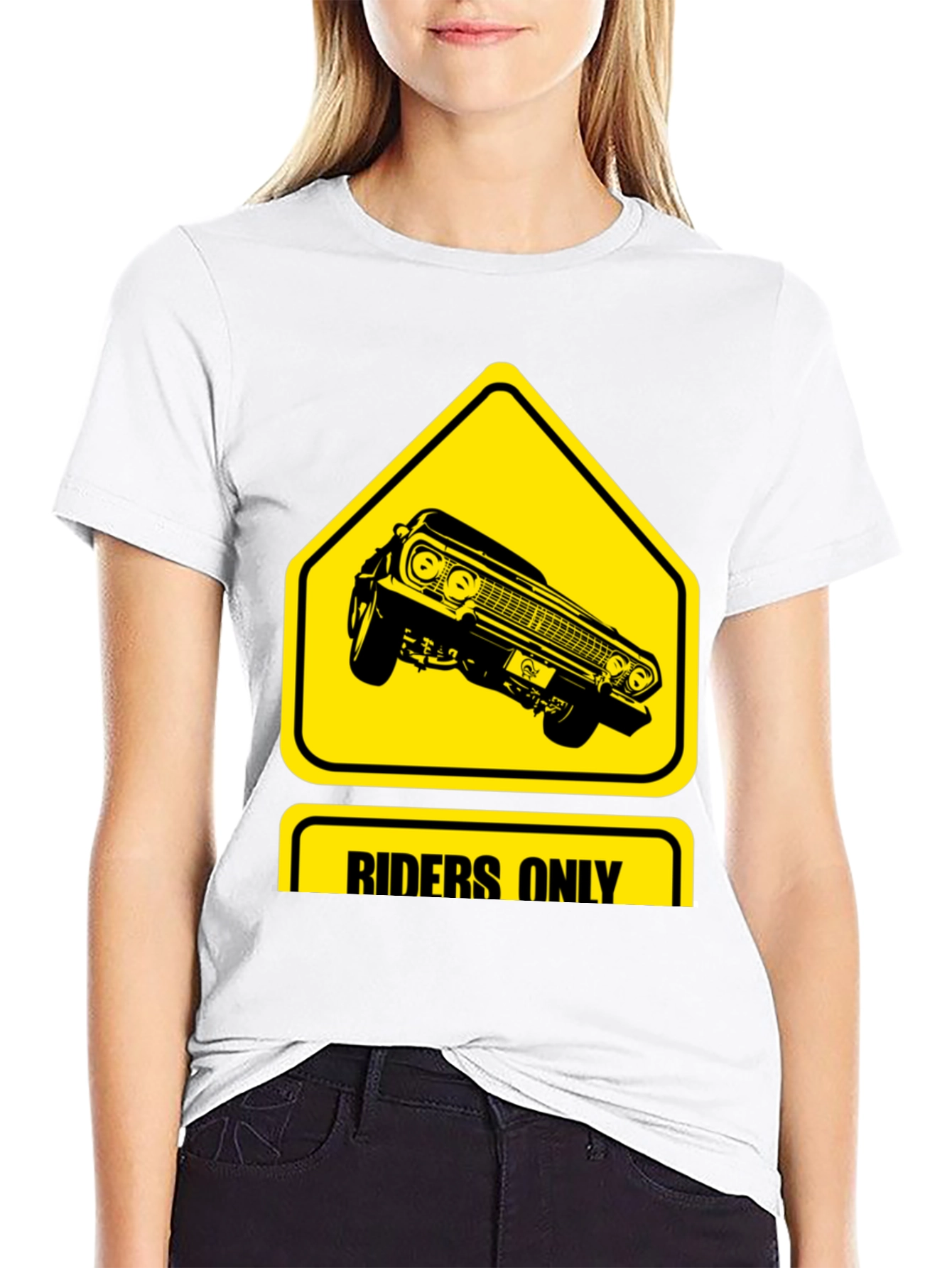 Riders Only T-Shirt - Classic Car Design
