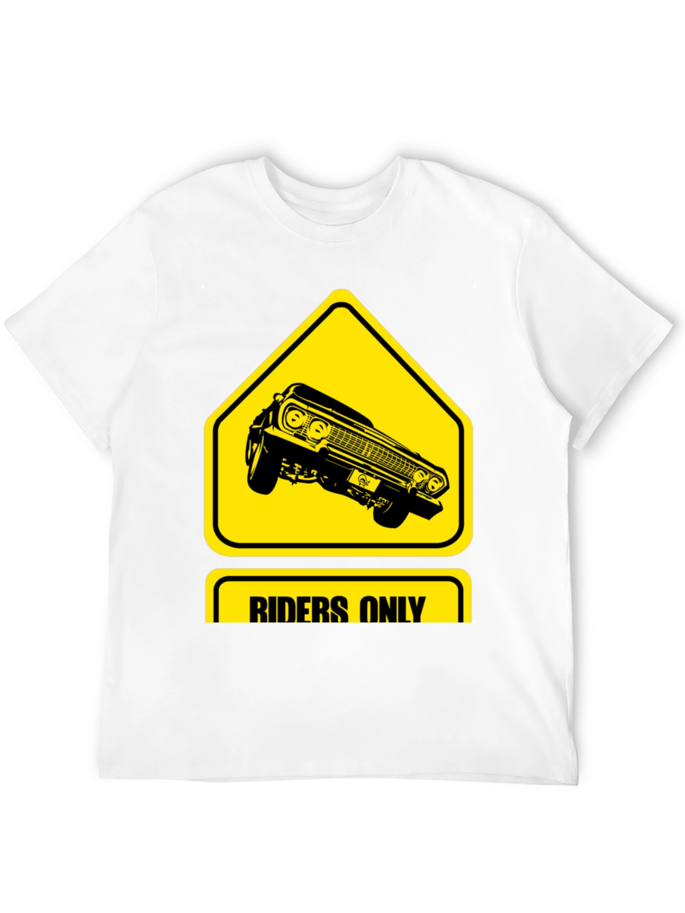 Riders Only T-Shirt - Classic Car Design