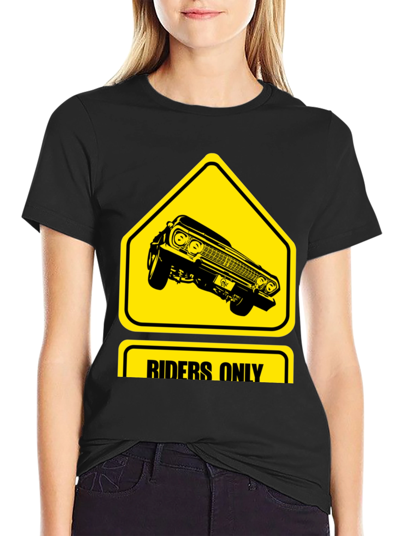 Riders Only T-Shirt - Classic Car Design