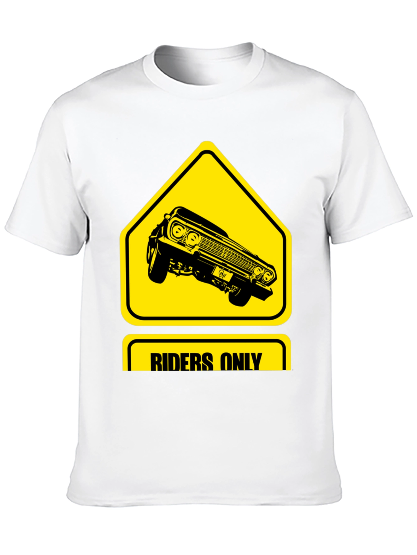 Riders Only T-Shirt - Classic Car Design