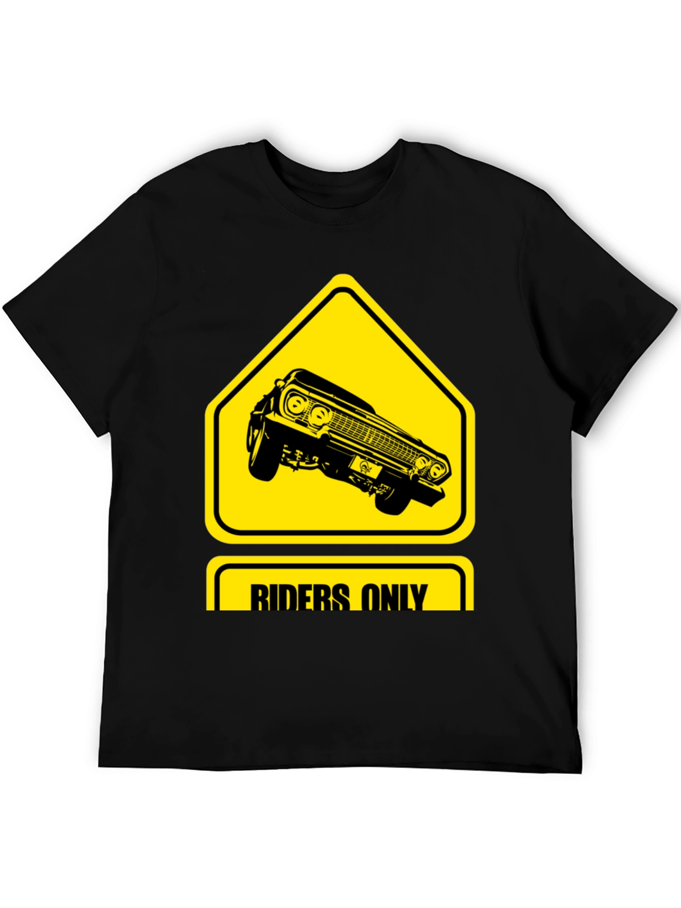 Riders Only T-Shirt - Classic Car Design