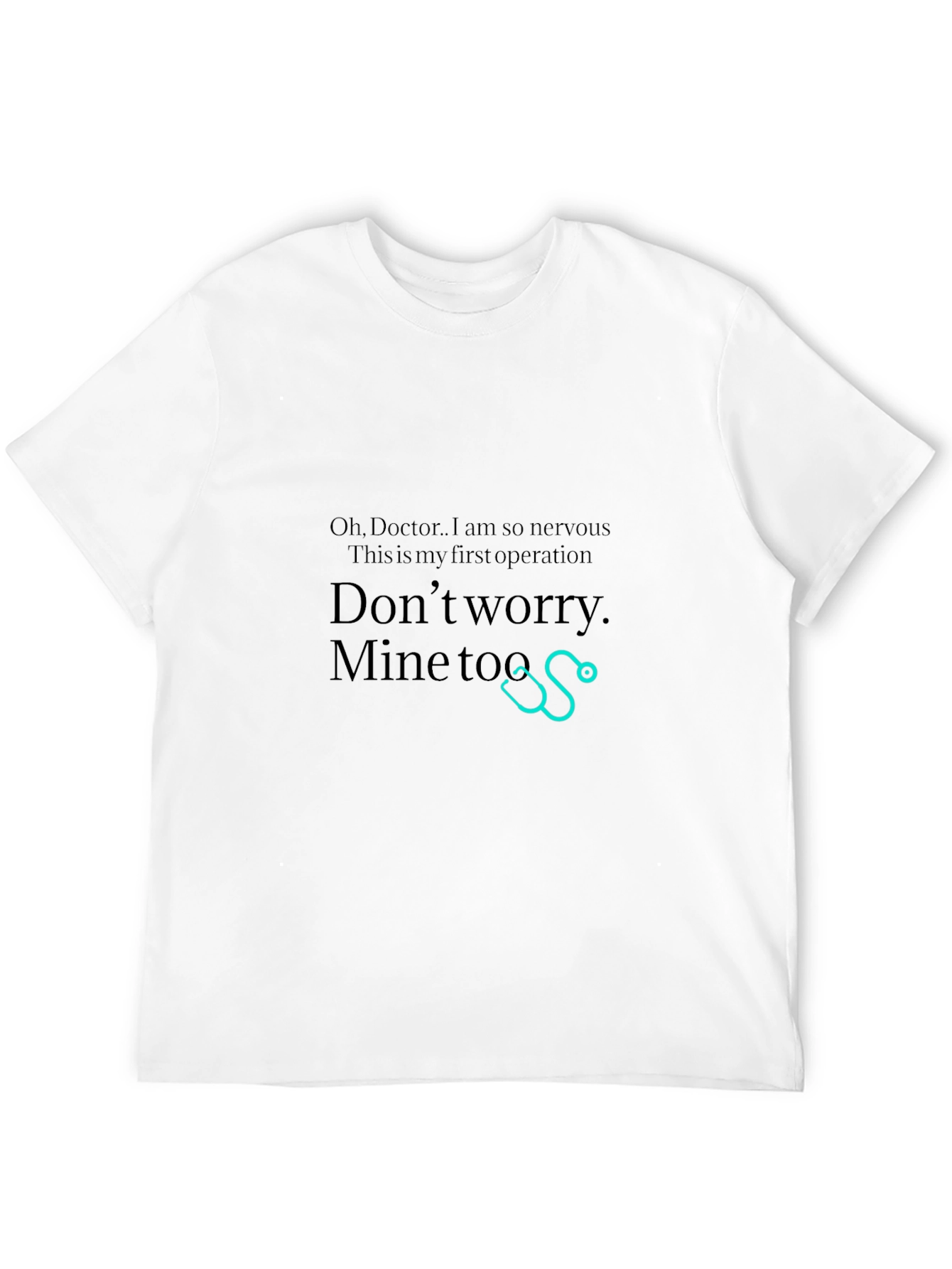 Funny Doctor First Operation Black T-Shirt