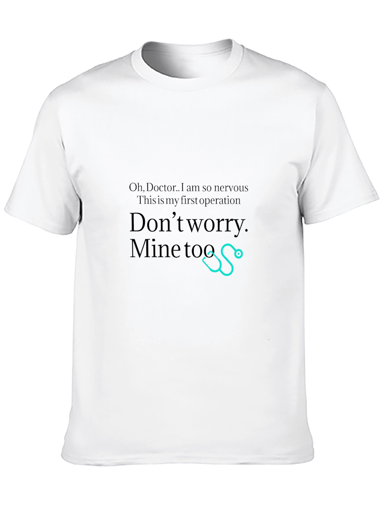 Funny Doctor First Operation Black T-Shirt