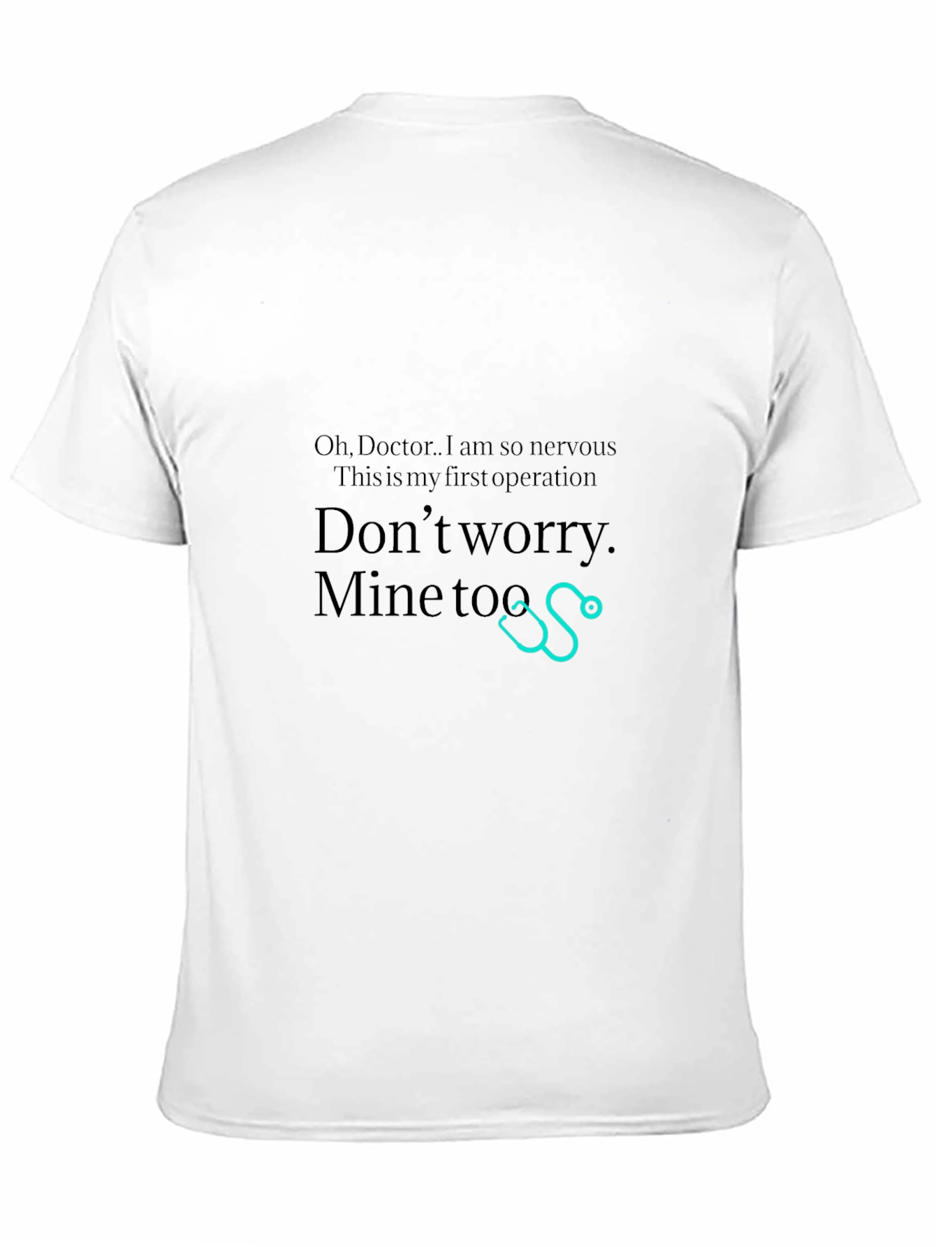 Funny Doctor First Operation Black T-Shirt