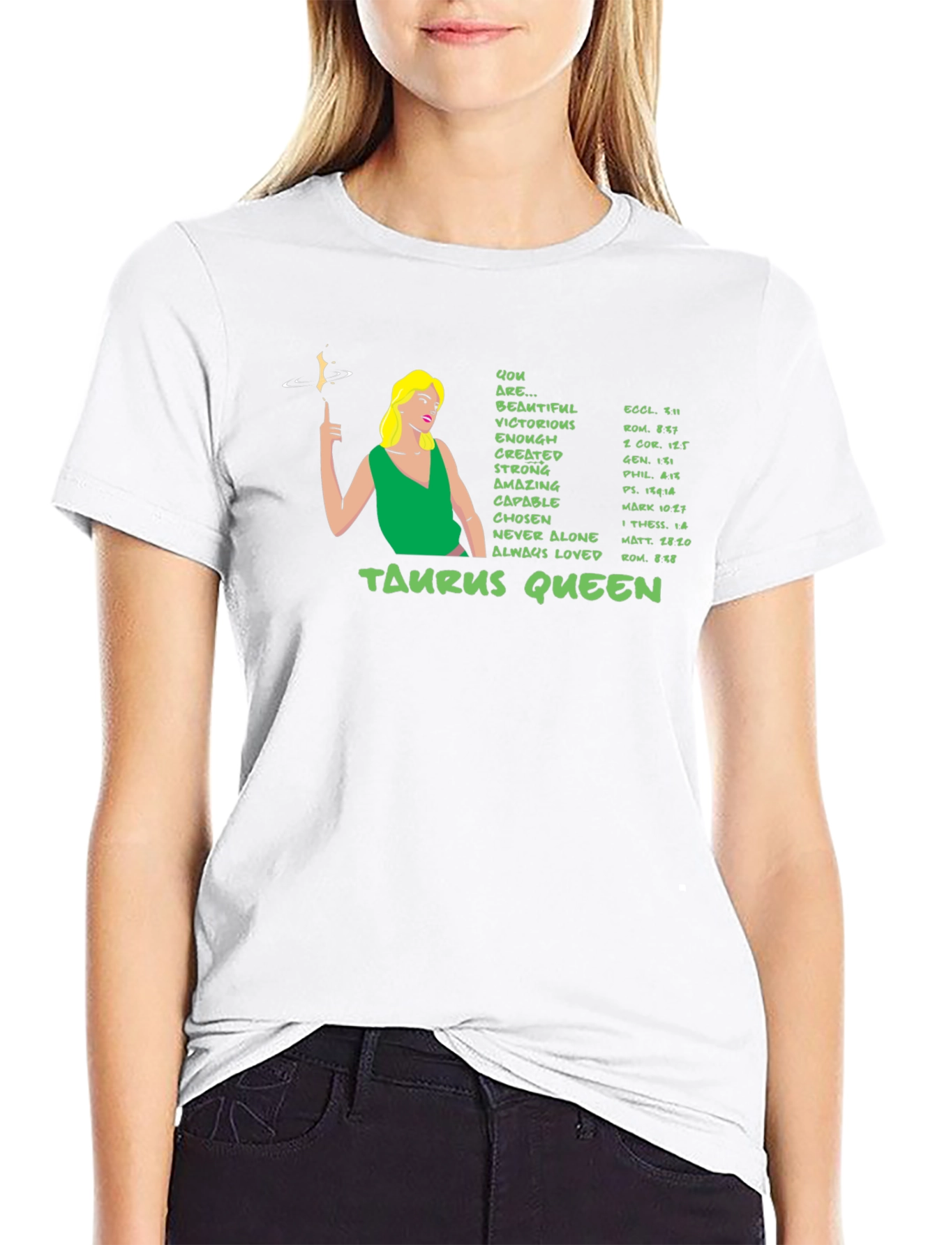 Taurus Queen Zodiac Graphic T-Shirt