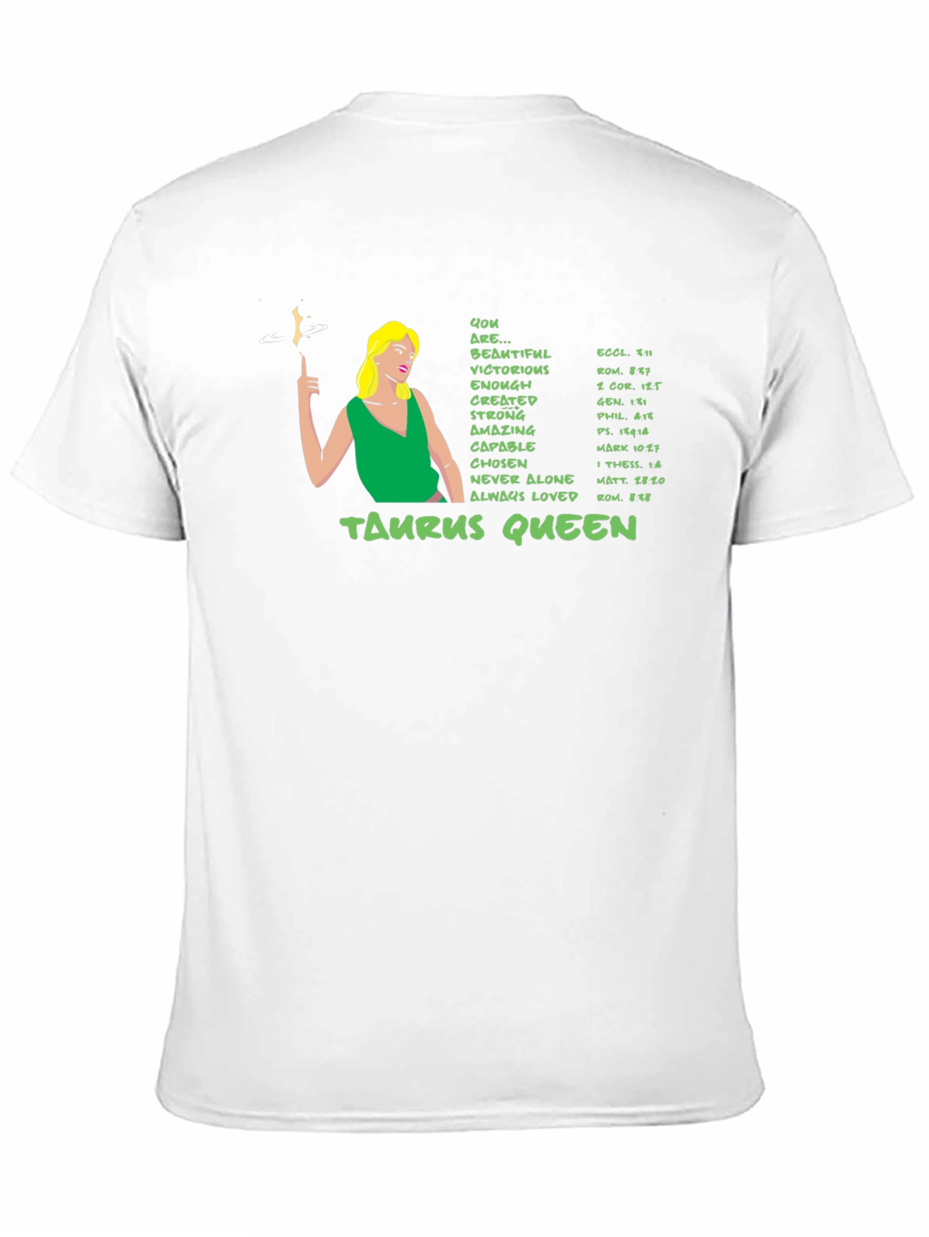 Taurus Queen Zodiac Graphic T-Shirt
