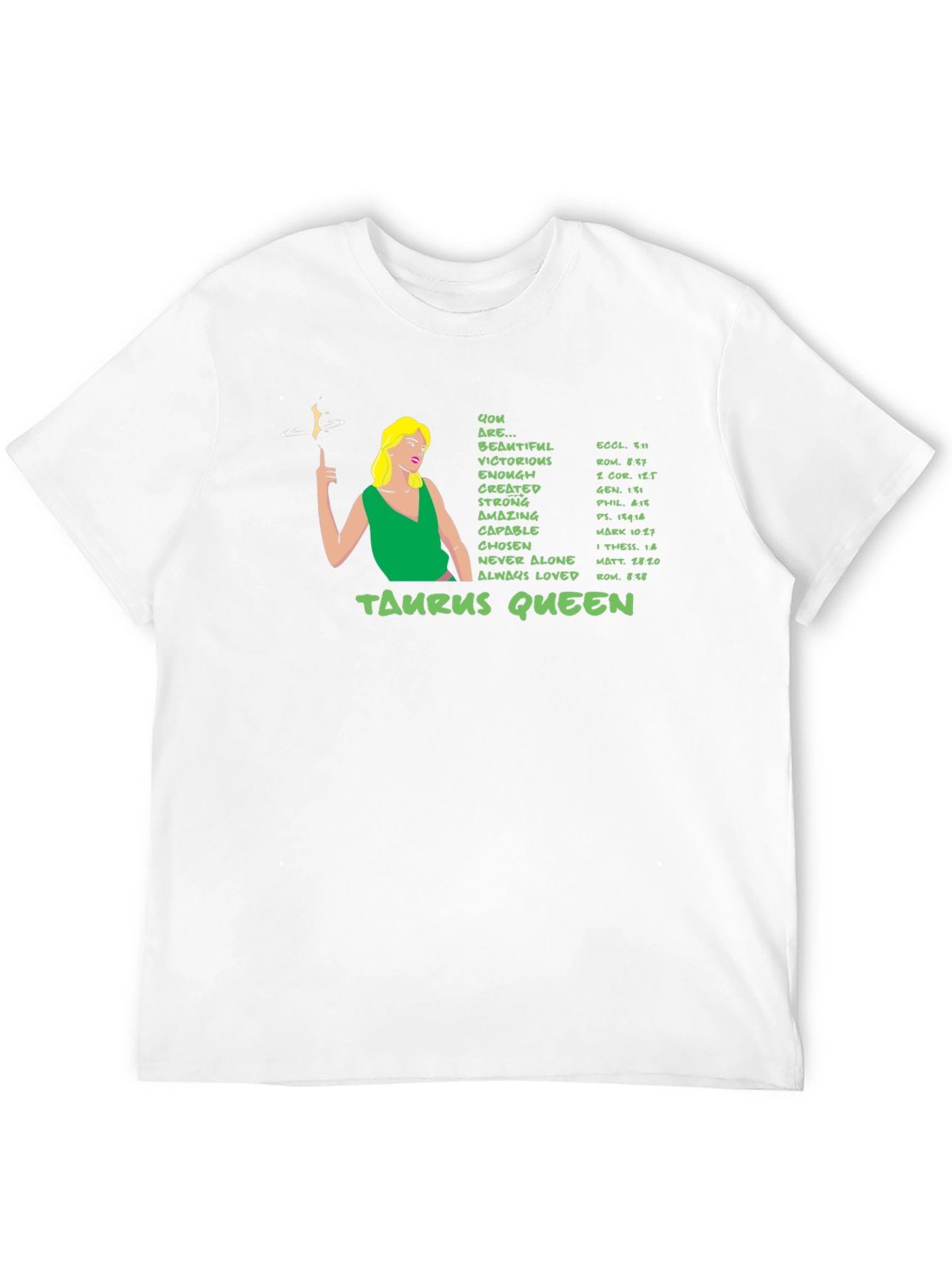 Taurus Queen Zodiac Graphic T-Shirt