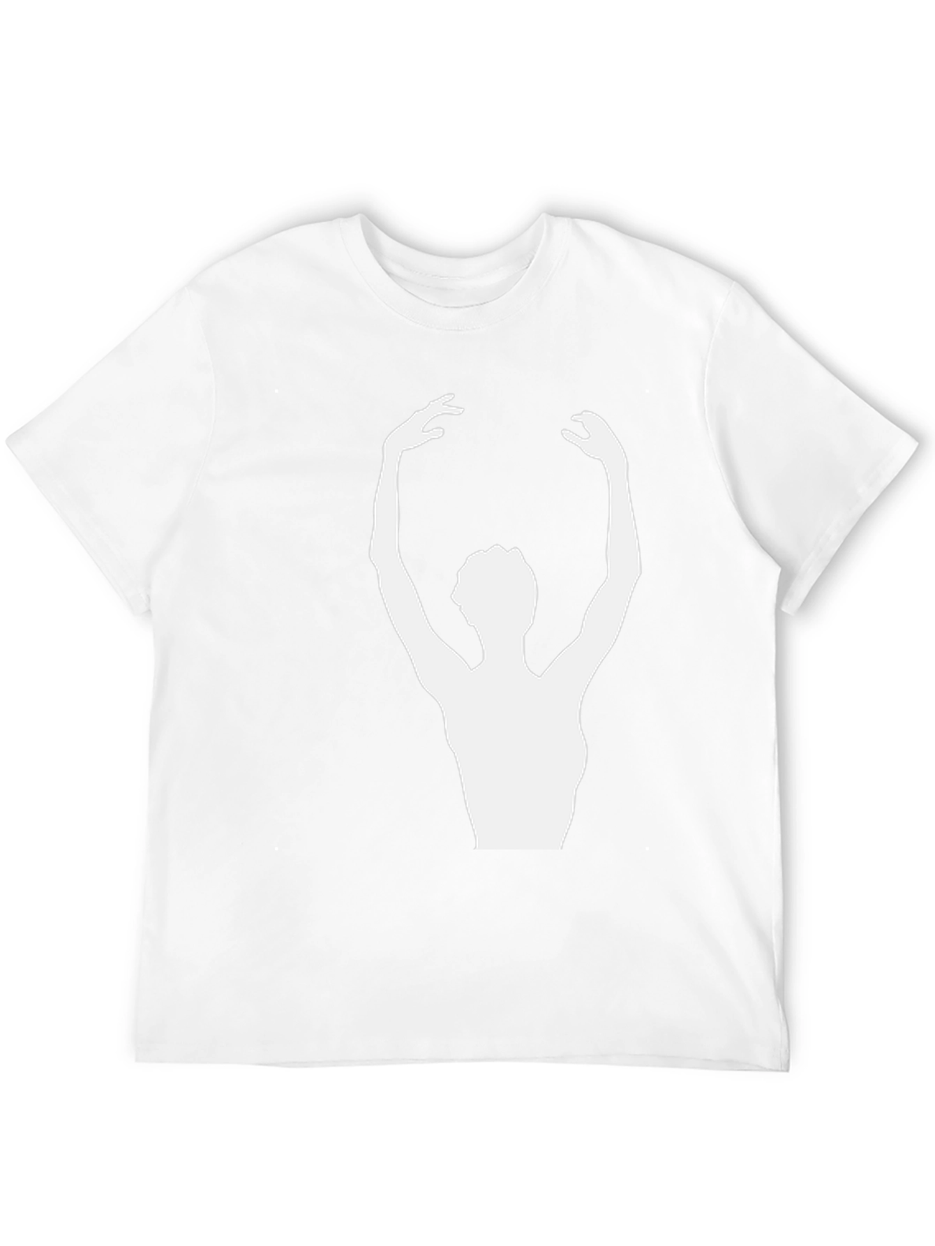 Ballerina Graphic Tee - Stylish Unisex Black T-Shirt