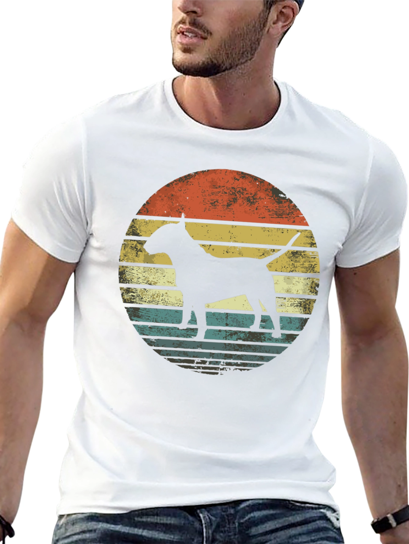 Retro Bull Terrier Graphic Tee