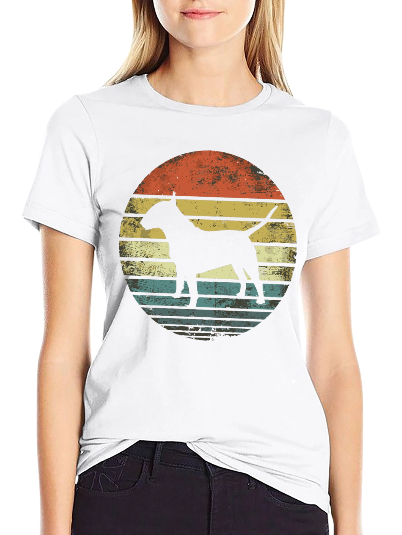 Retro Bull Terrier Graphic Tee