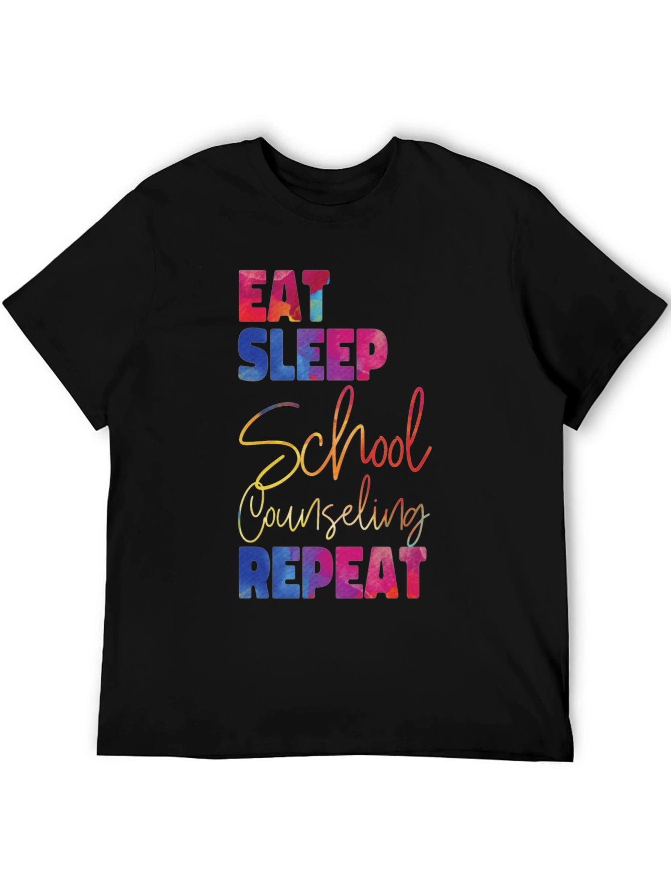 Eat Sleep School Counseling Repeat T-Shirt
