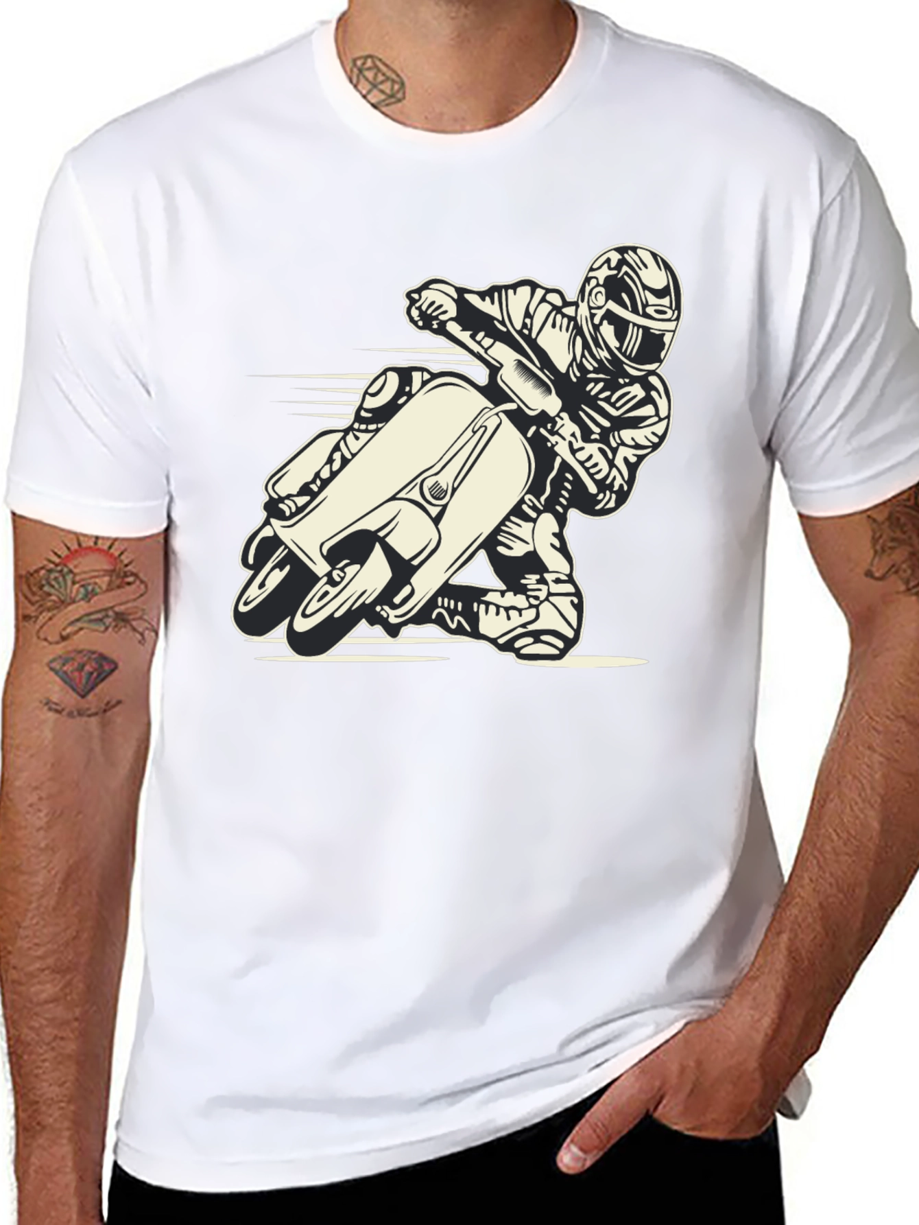 Motorcycle Rider Graphic Tee