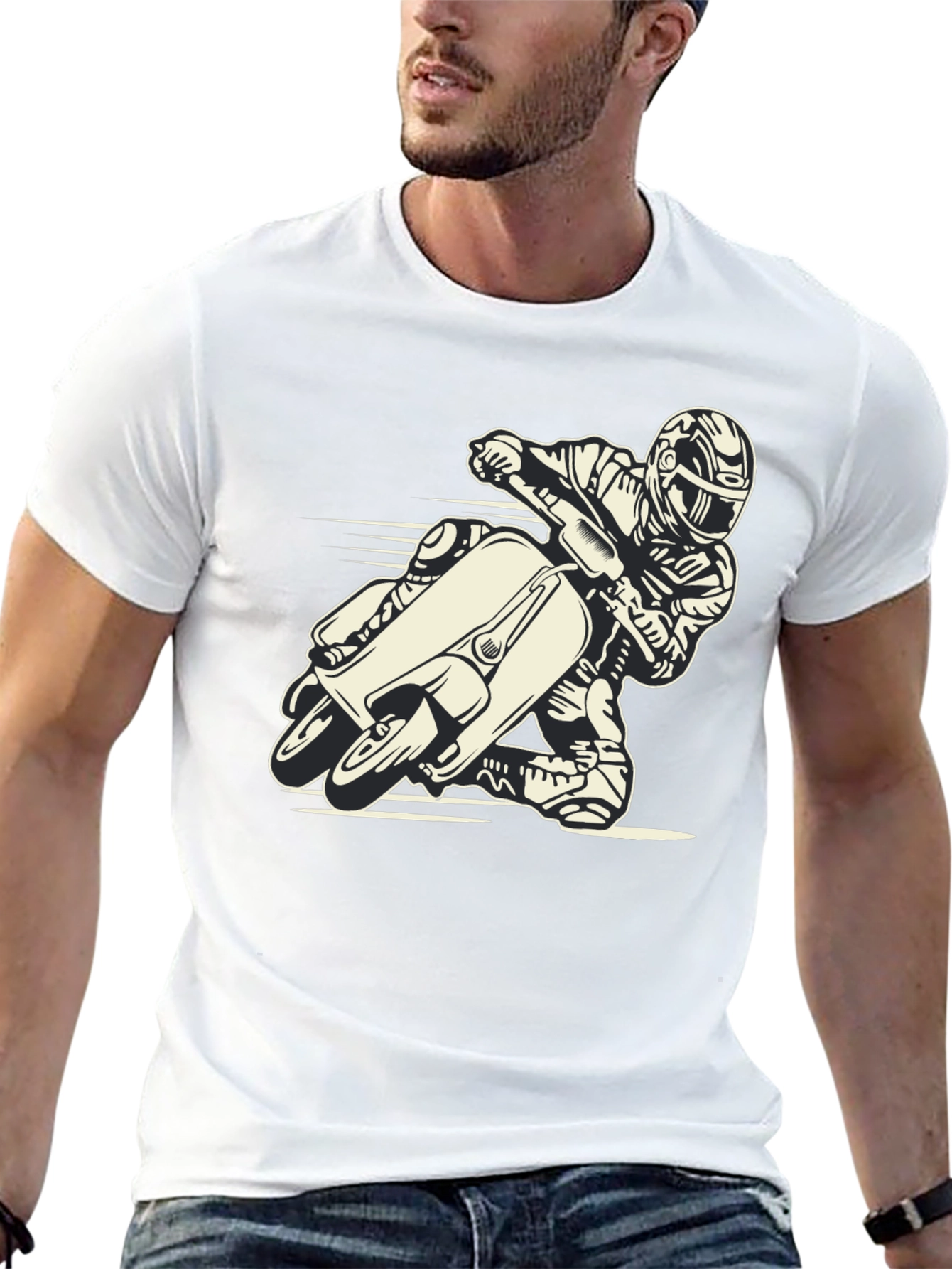 Motorcycle Rider Graphic Tee