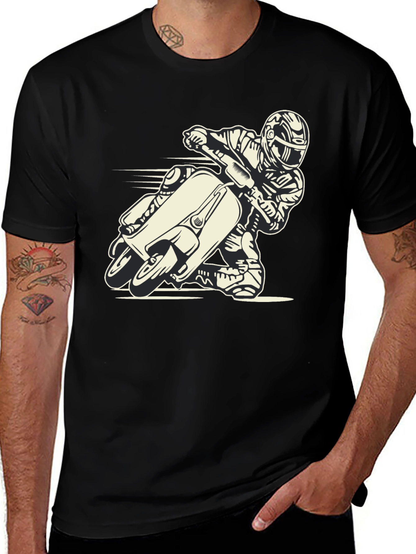 Motorcycle Rider Graphic Tee