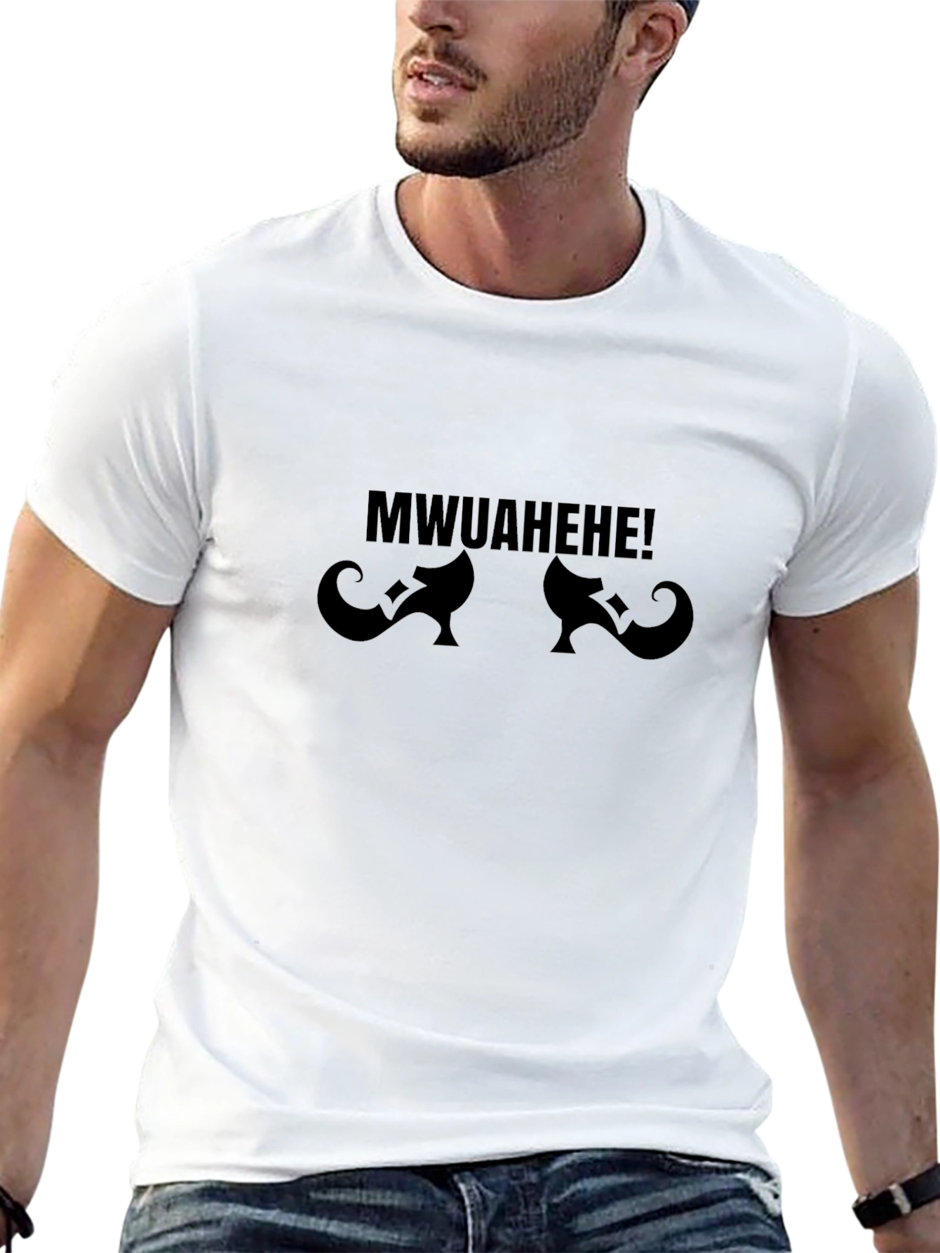 Mwuahahe! Wicked Witch Shoes Black Graphic Tee