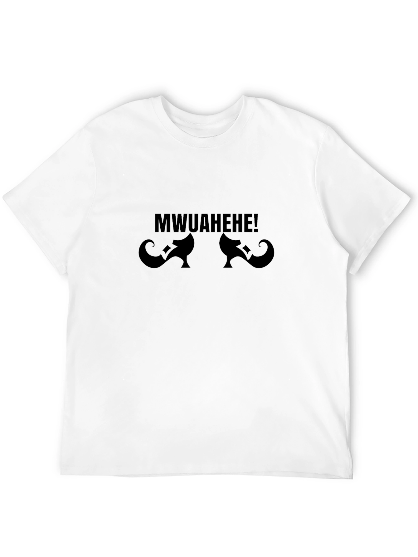 Mwuahahe! Wicked Witch Shoes Black Graphic Tee