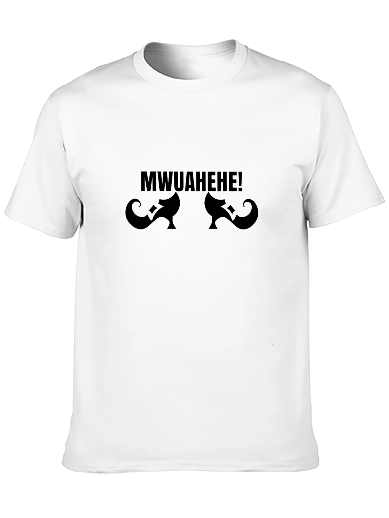 Mwuahahe! Wicked Witch Shoes Black Graphic Tee