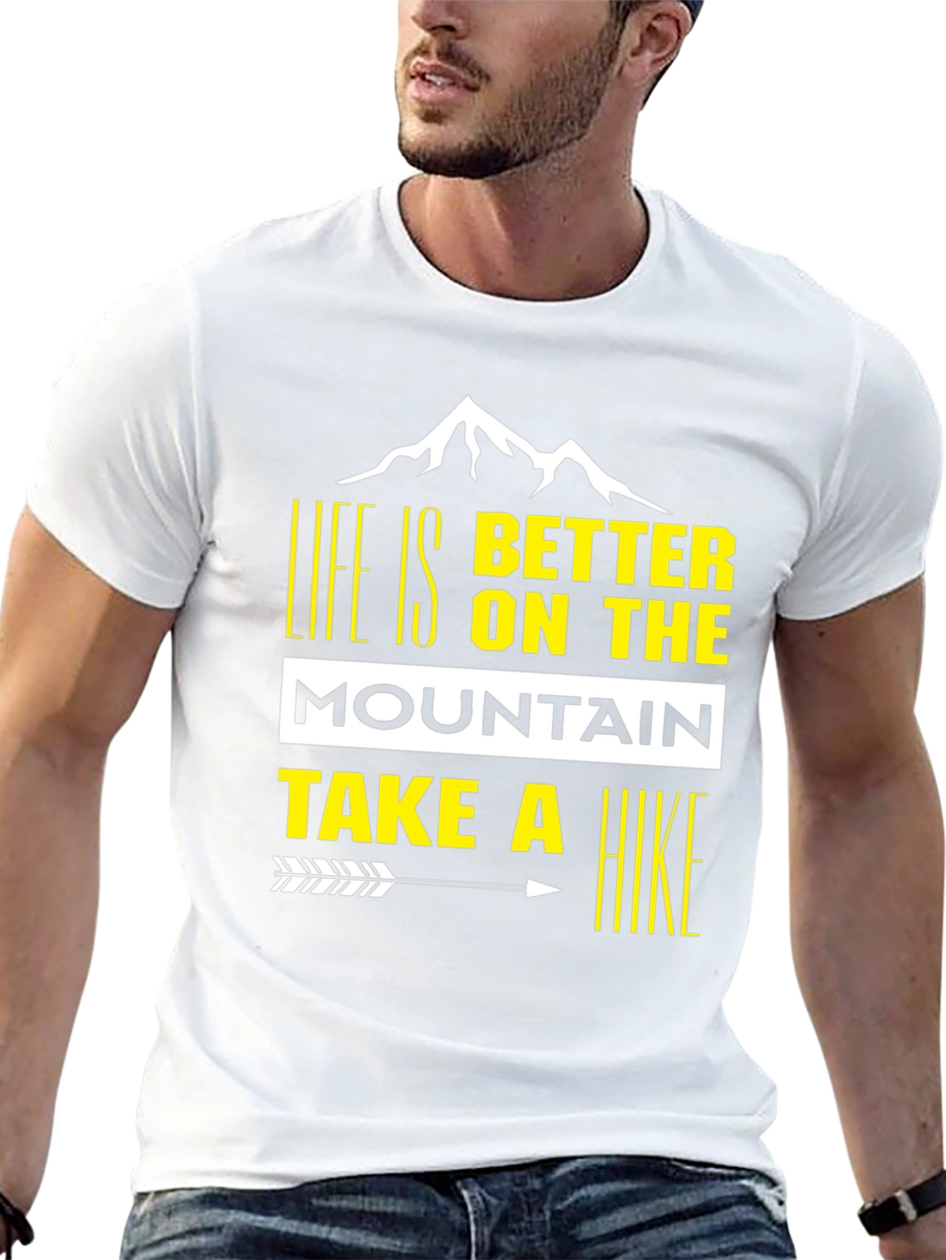 Life is Better on the Mountain Black Tee