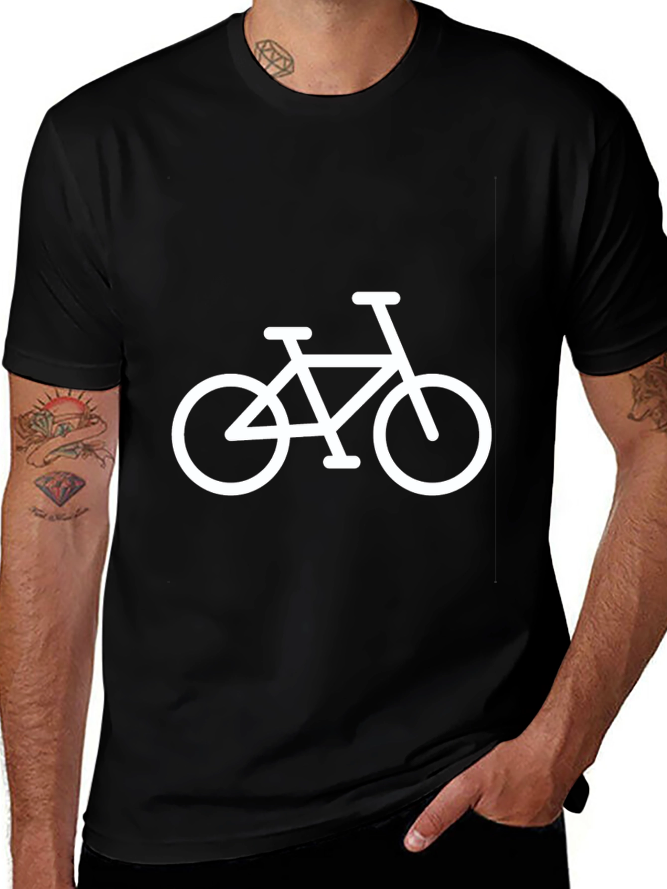 Bike Graphic Tee - Classic Black