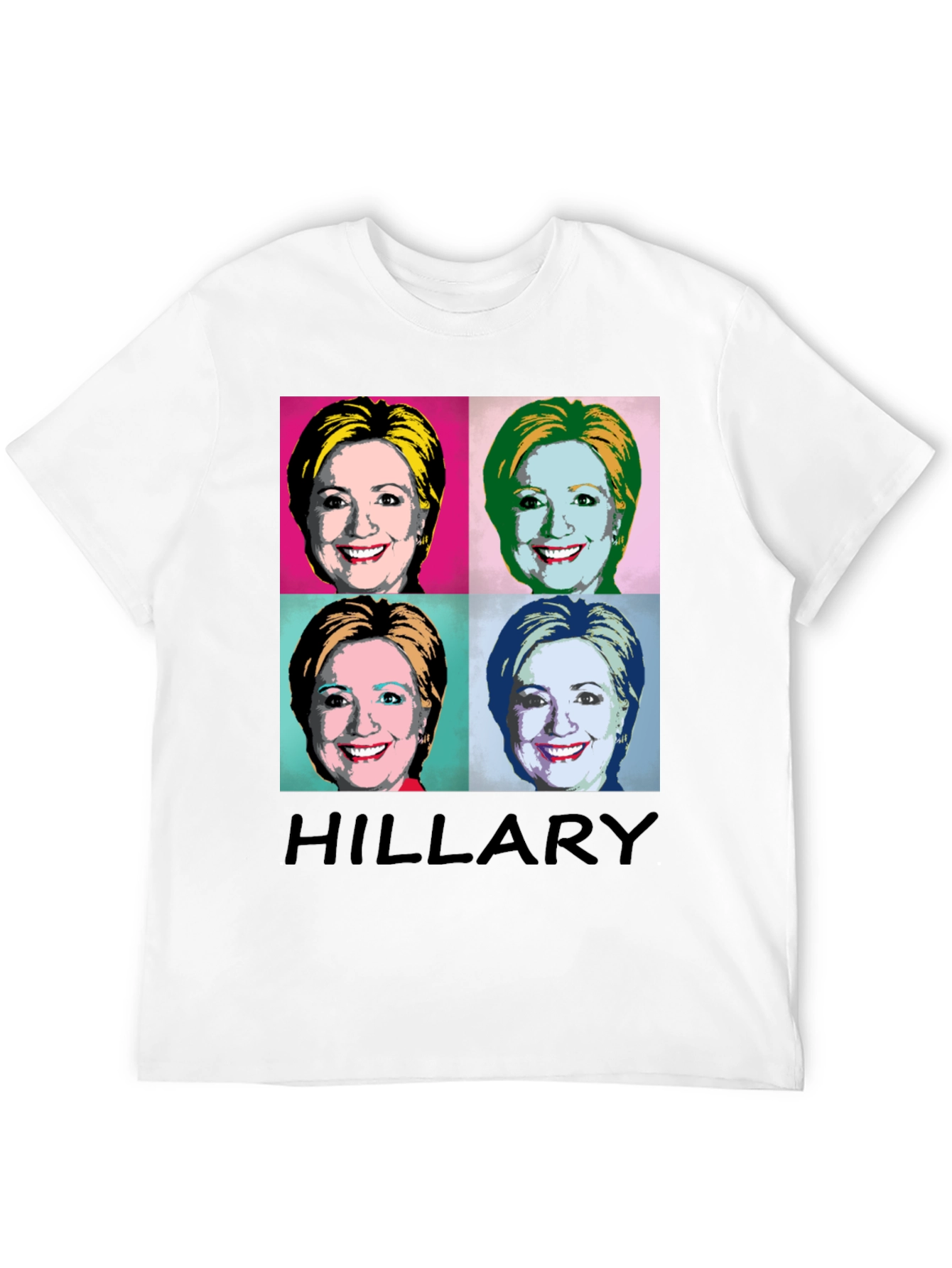 Hillary Warhol Pop Art T-Shirt - Political Statement Tee