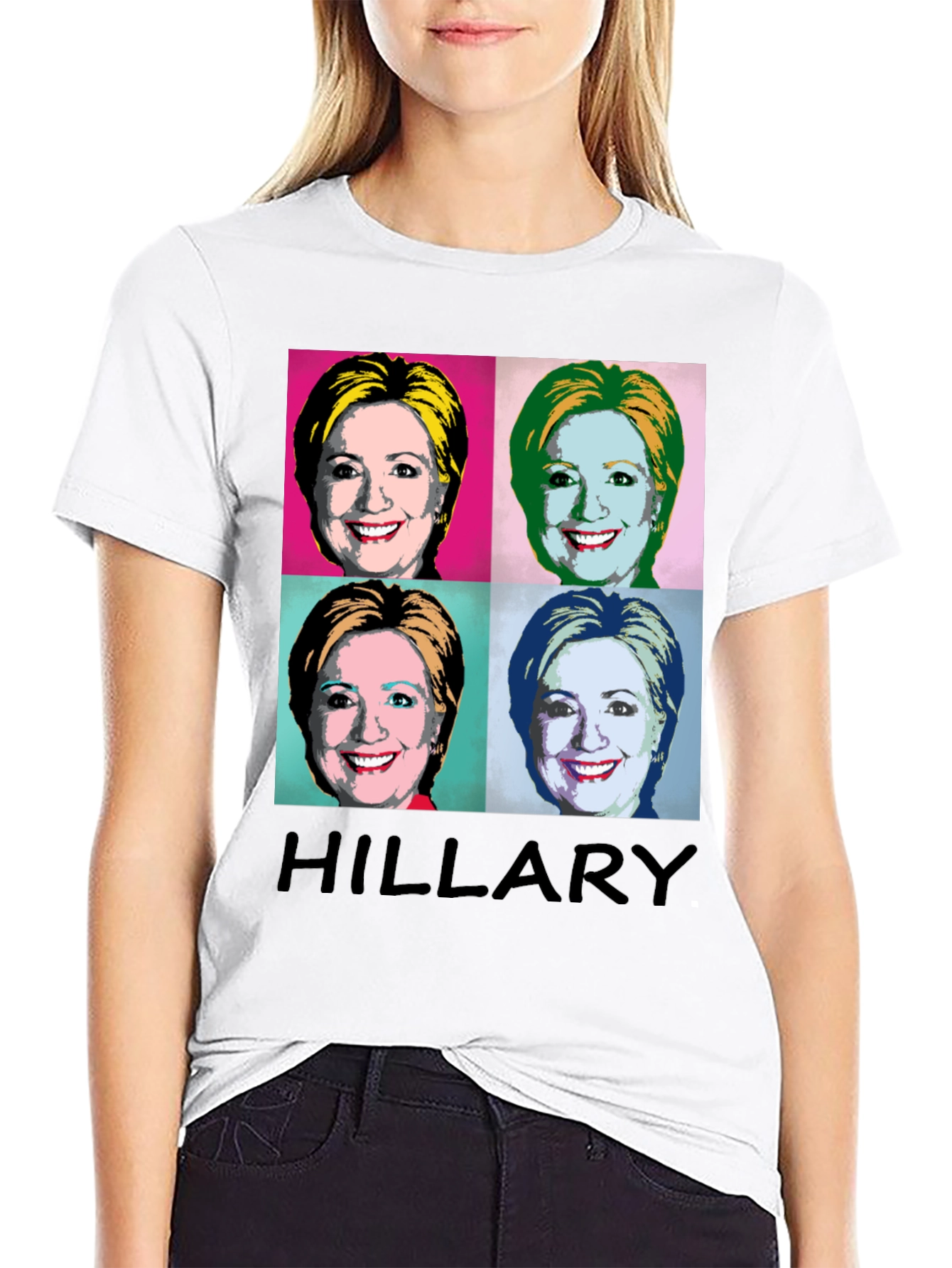 Hillary Warhol Pop Art T-Shirt - Political Statement Tee