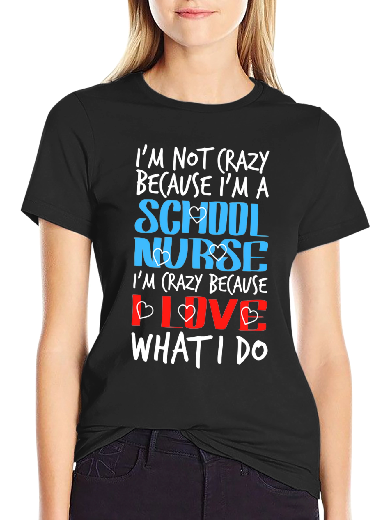School Nurse Crazy Love T-Shirt
