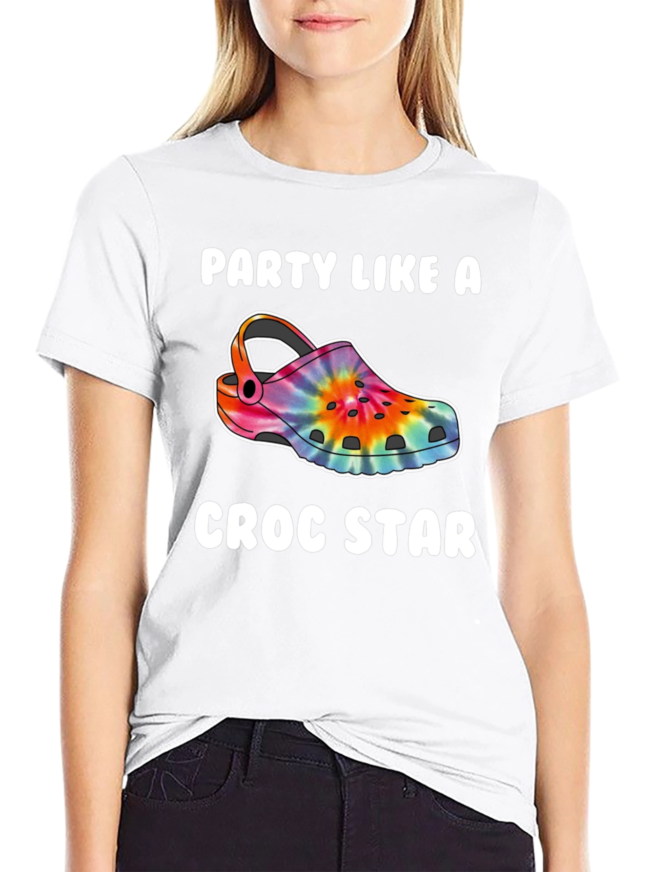 Party Like A Croc Star Graphic T-Shirt