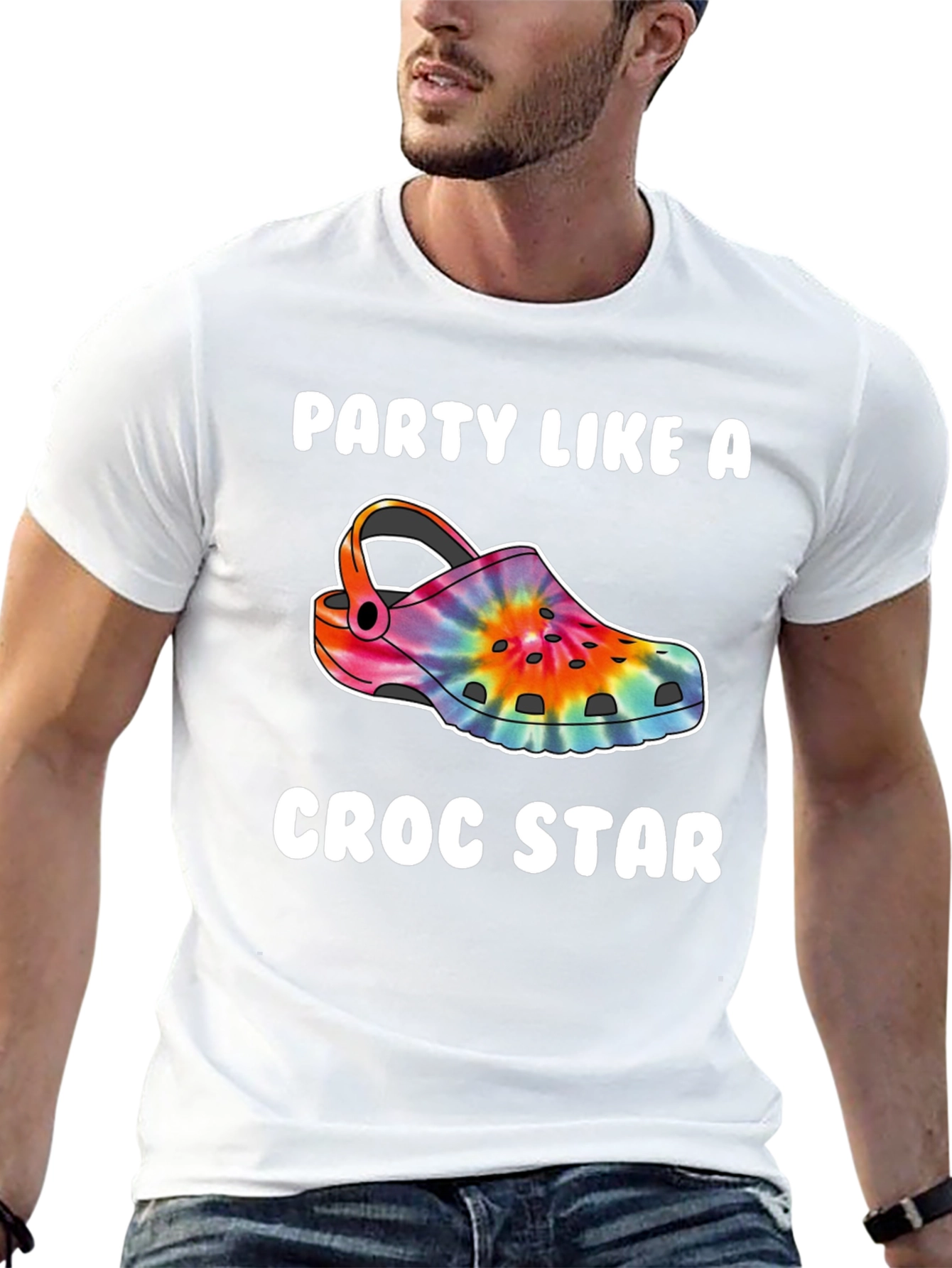 Party Like A Croc Star Graphic T-Shirt