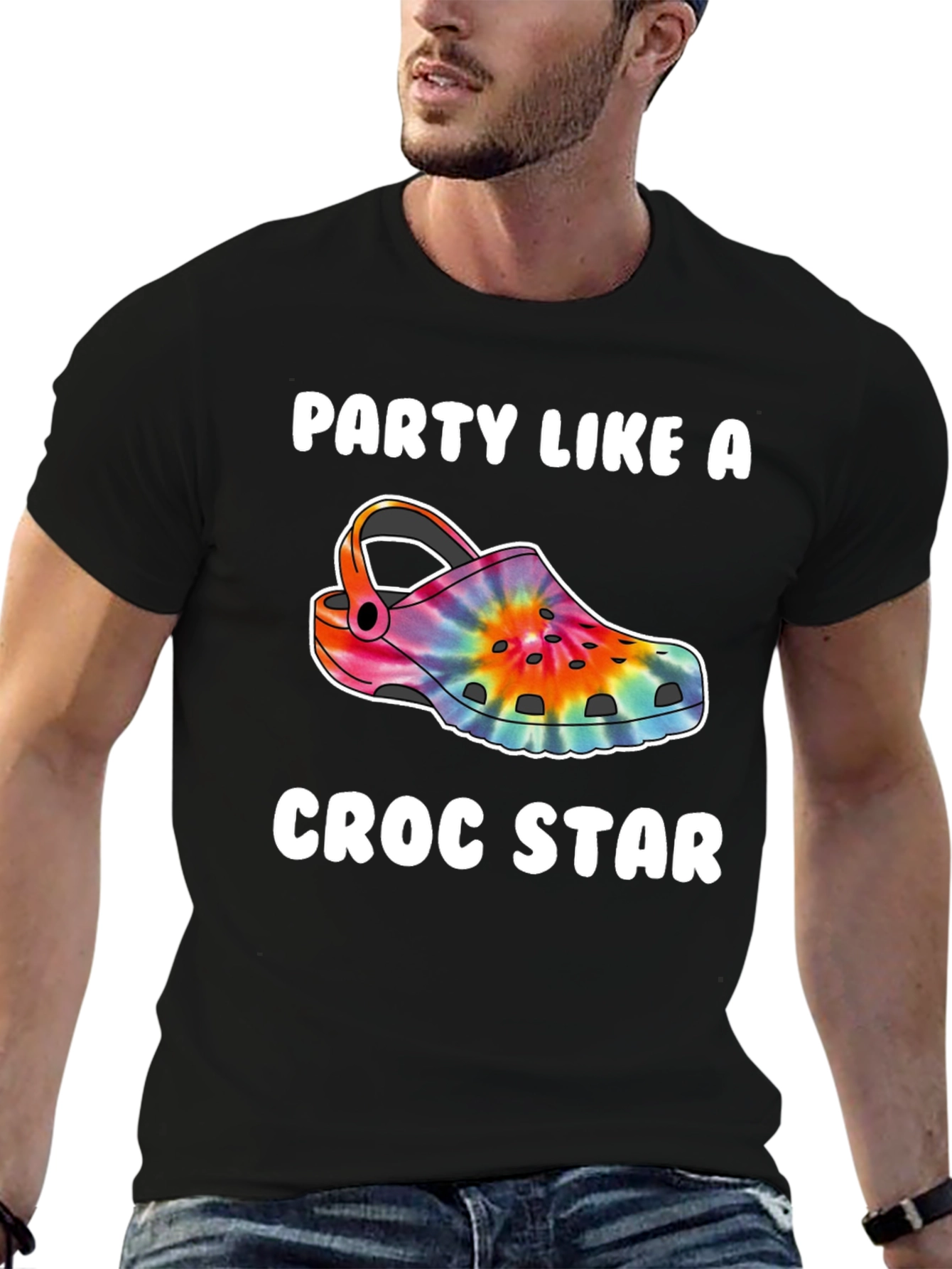 Party Like A Croc Star Graphic T-Shirt