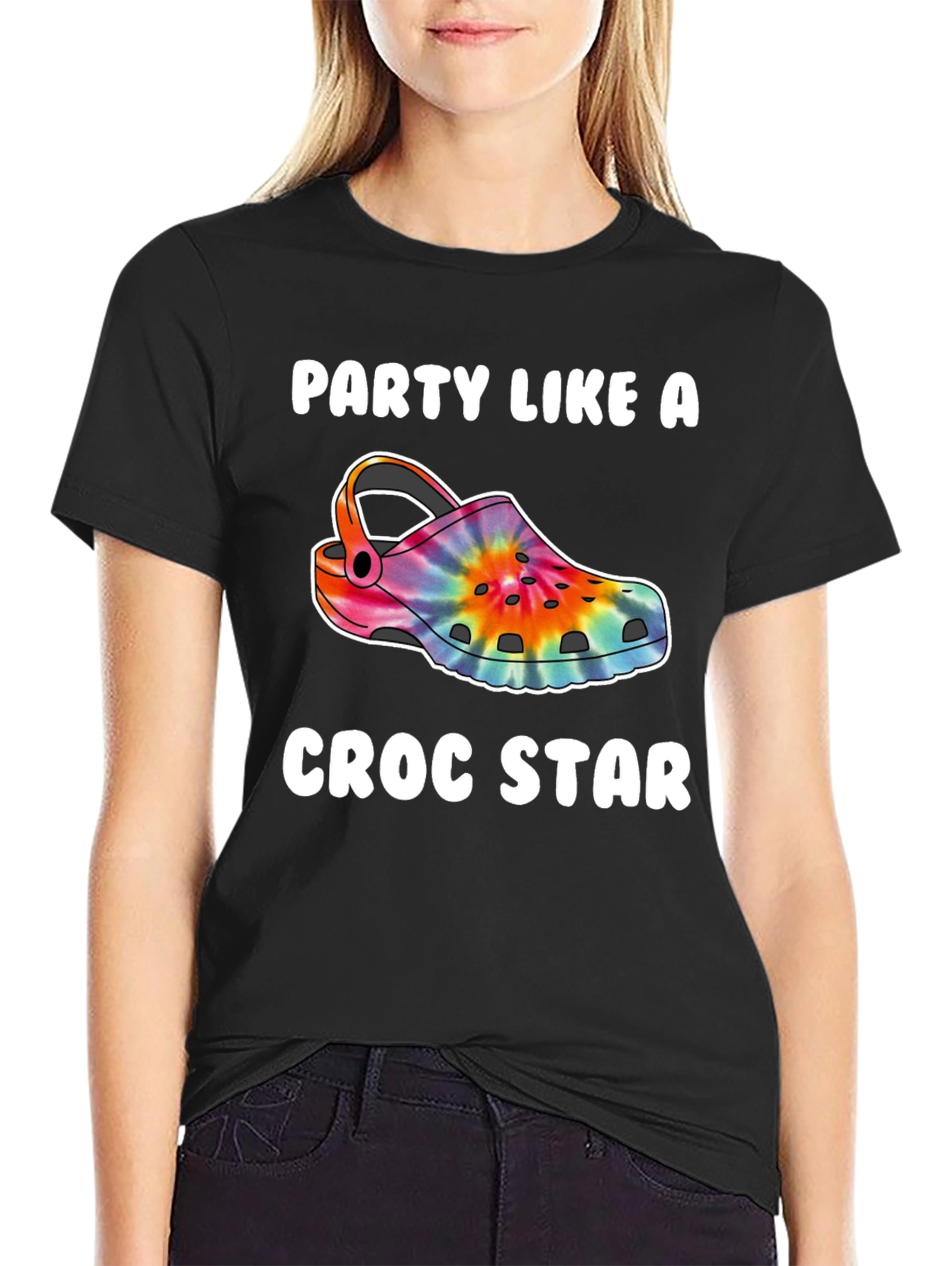 Party Like A Croc Star Graphic T-Shirt