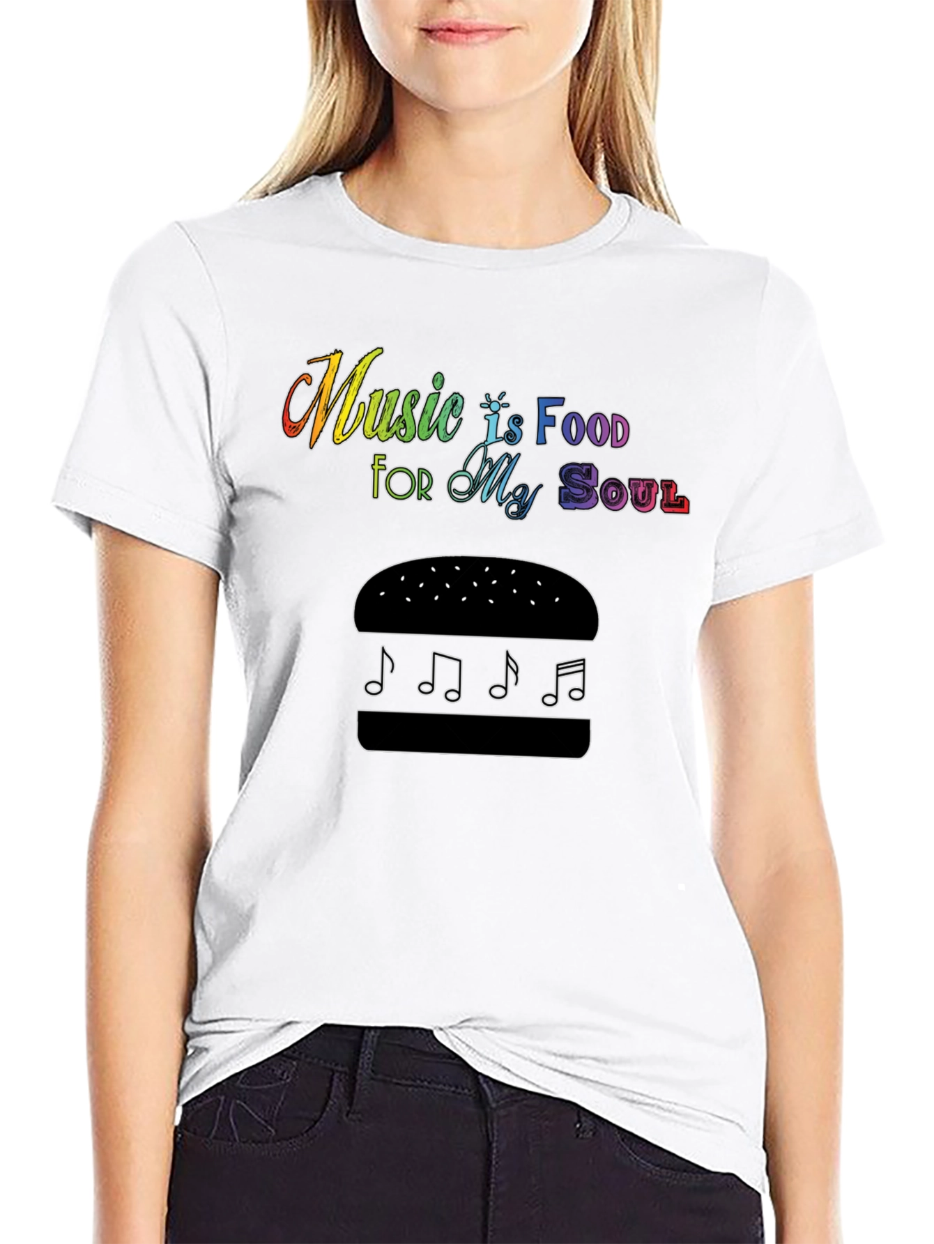 Music is Food for My Soul Graphic Tee