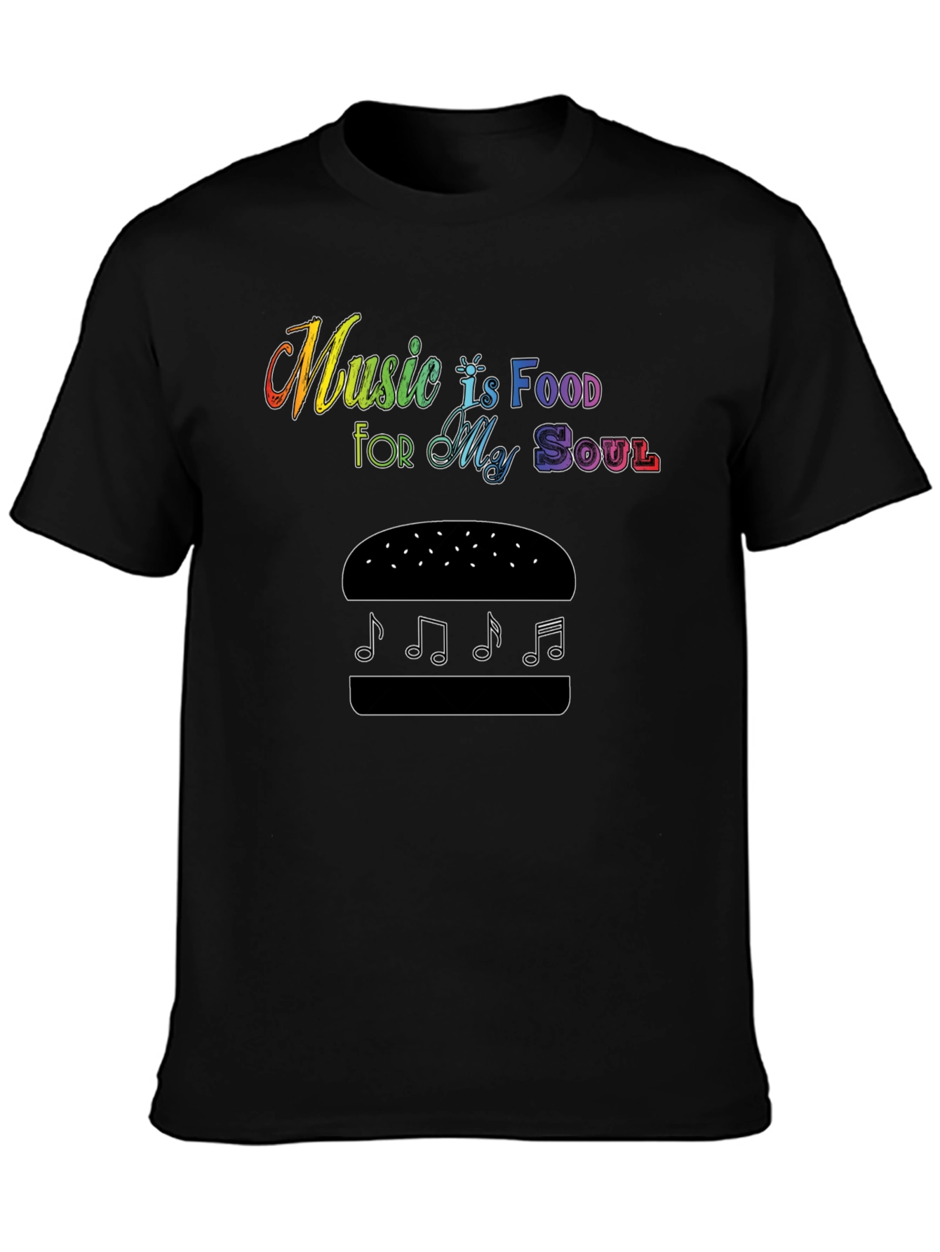 Music is Food for My Soul Graphic Tee