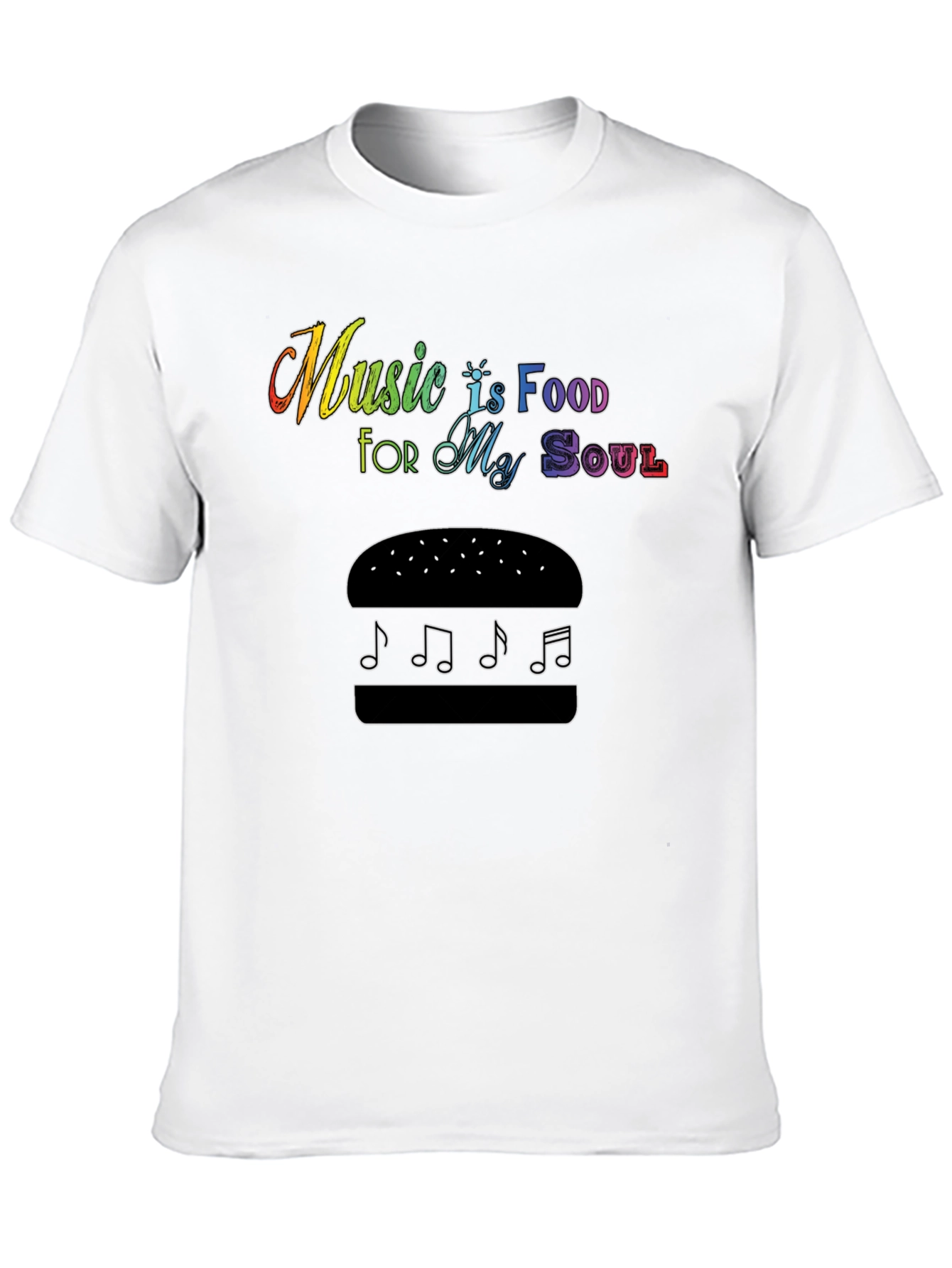 Music is Food for My Soul Graphic Tee