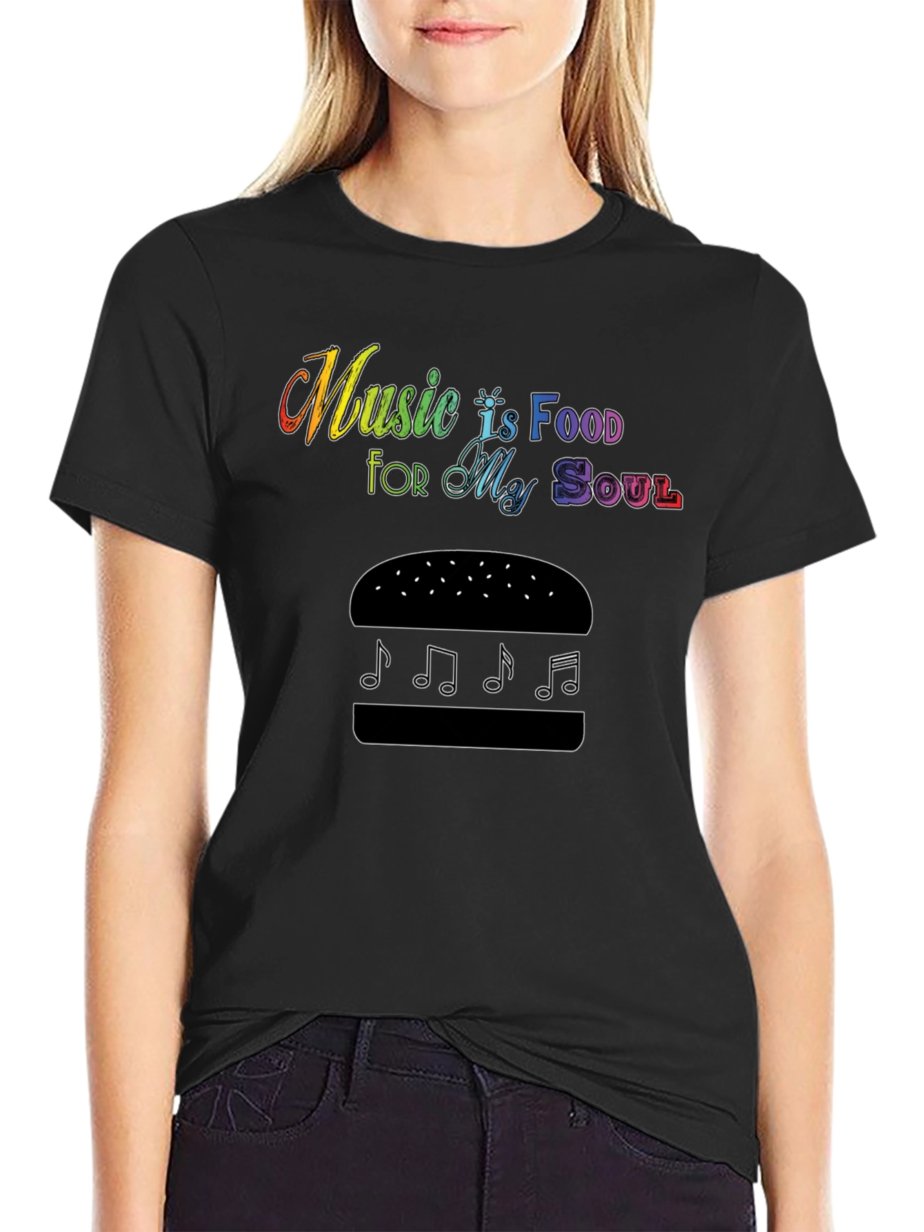 Music is Food for My Soul Graphic Tee