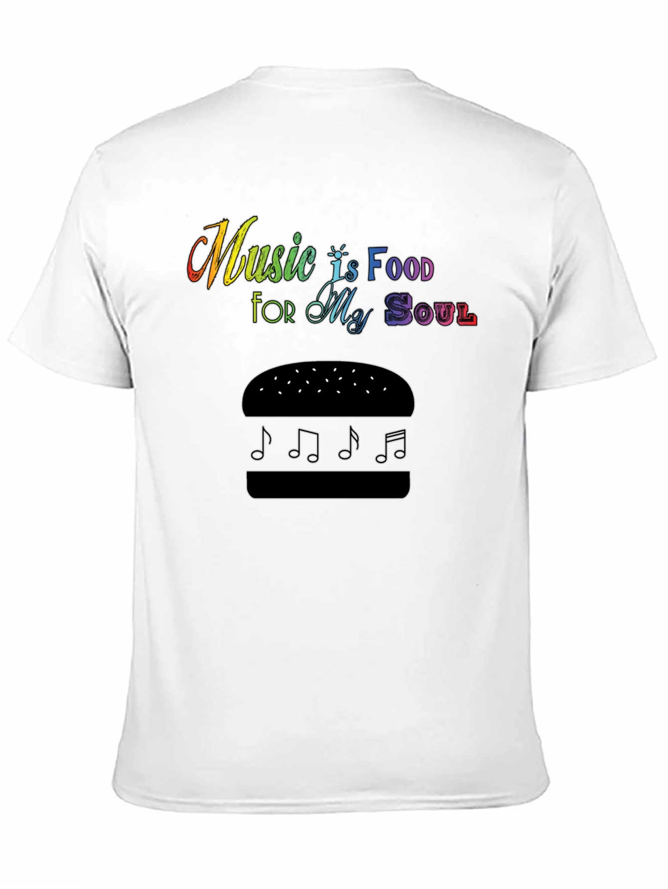 Music is Food for My Soul Graphic Tee