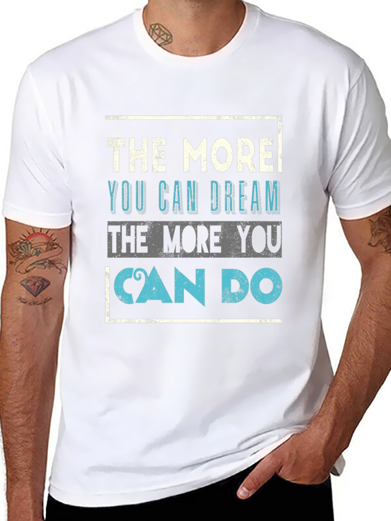 Inspirational Quote Graphic Tee - Dream & Do