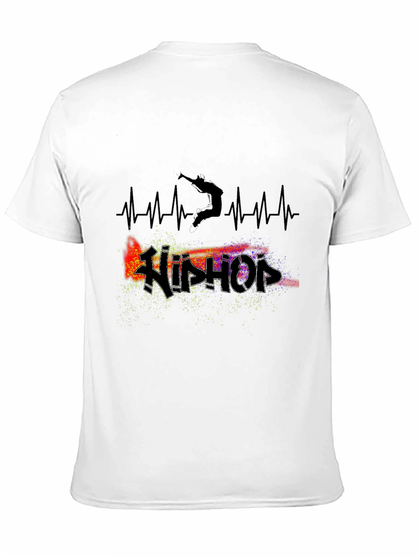 Hip Hop Heartbeat Graphic Tee