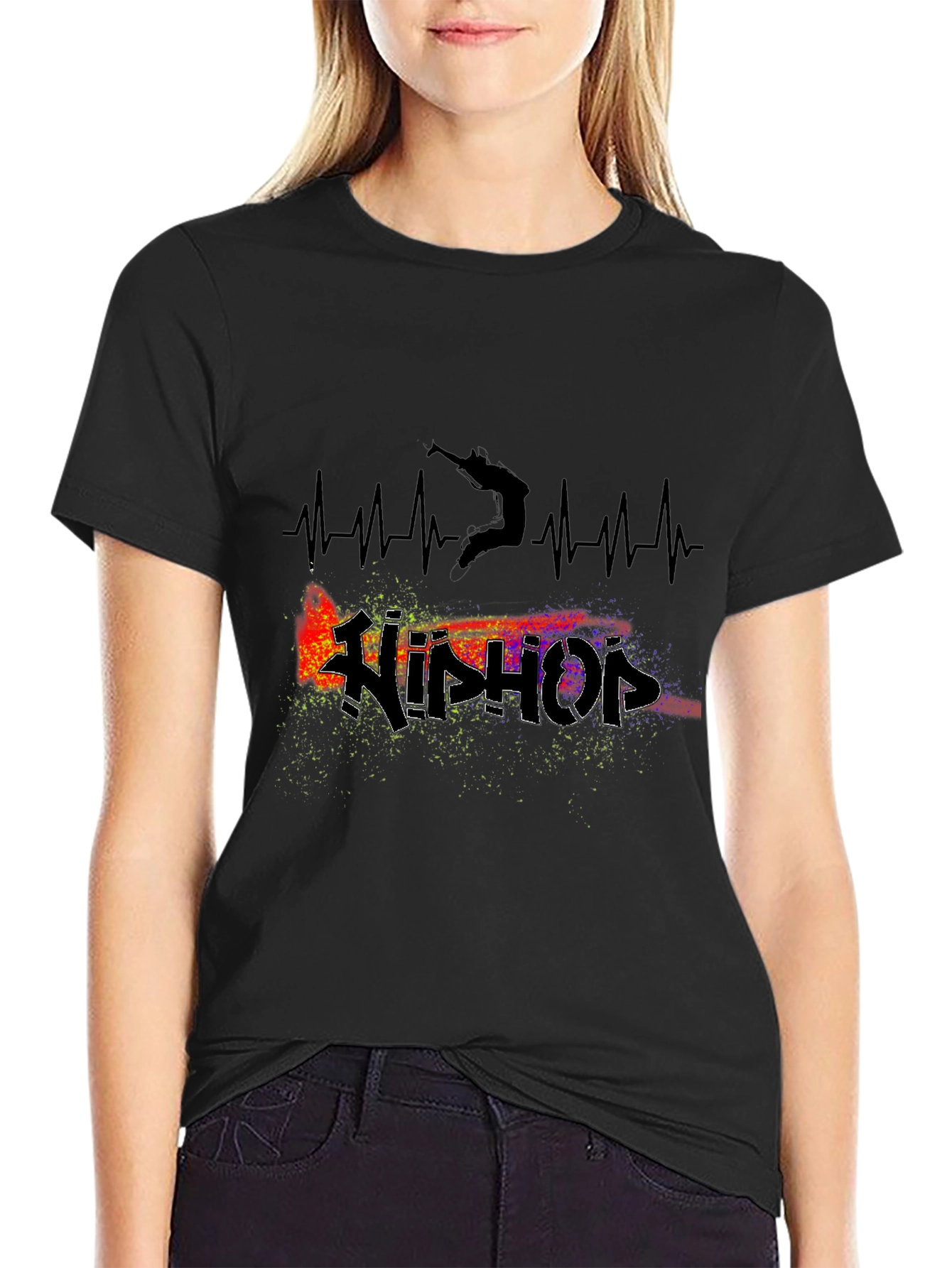 Hip Hop Heartbeat Graphic Tee