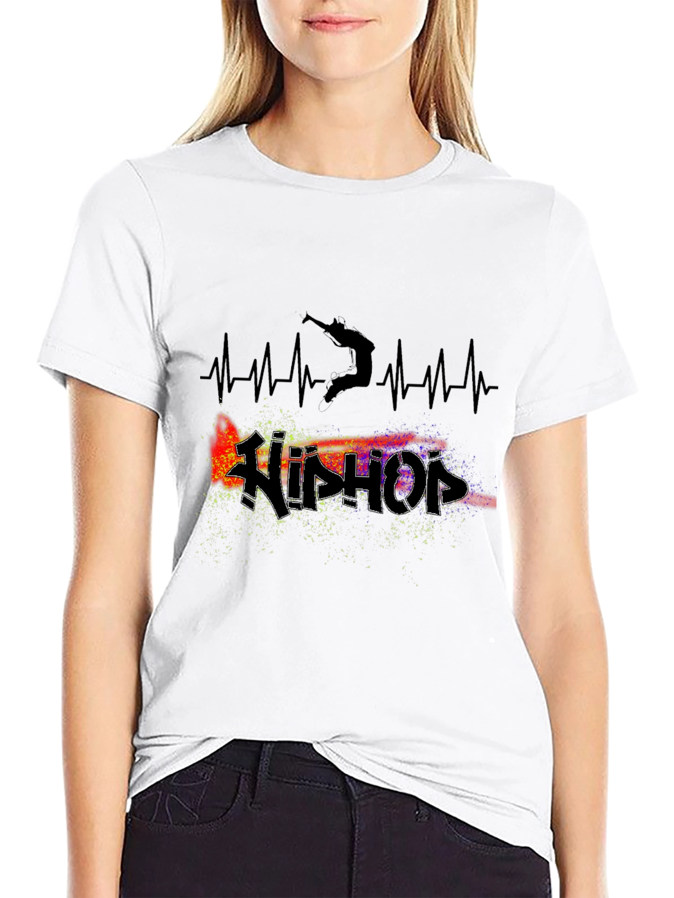 Hip Hop Heartbeat Graphic Tee