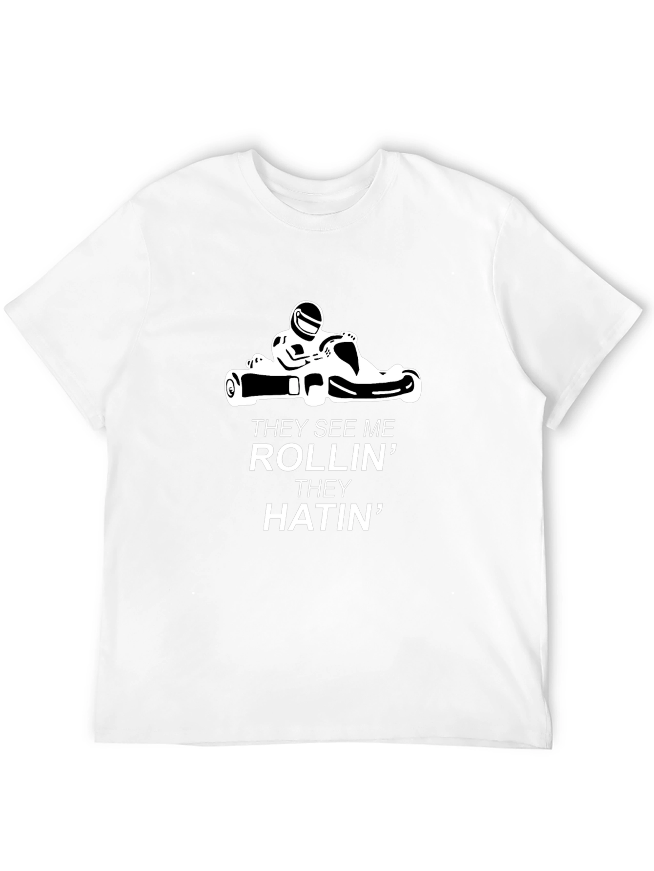 Rollin Hatin Go-Kart Black Tee