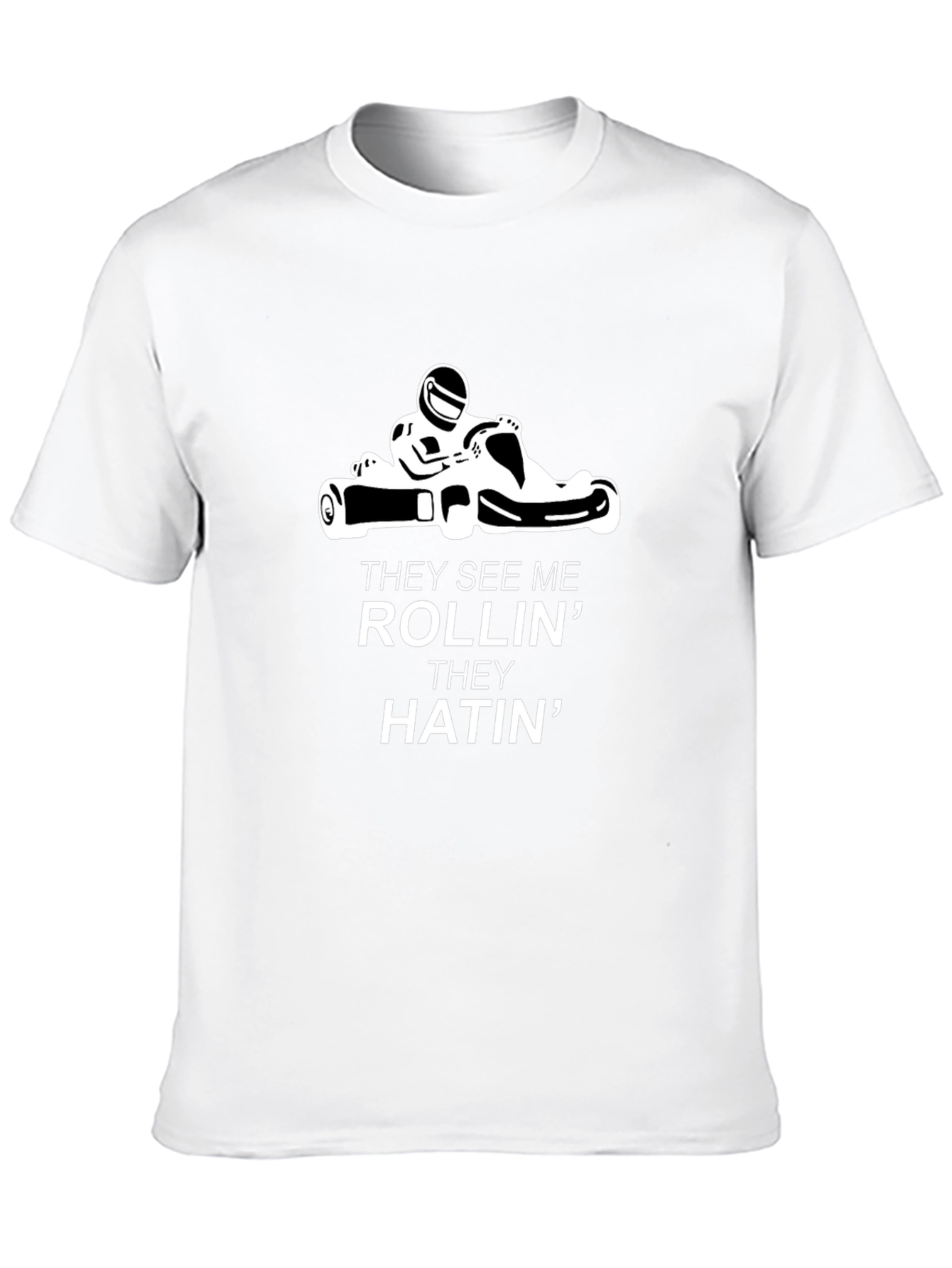 Rollin Hatin Go-Kart Black Tee
