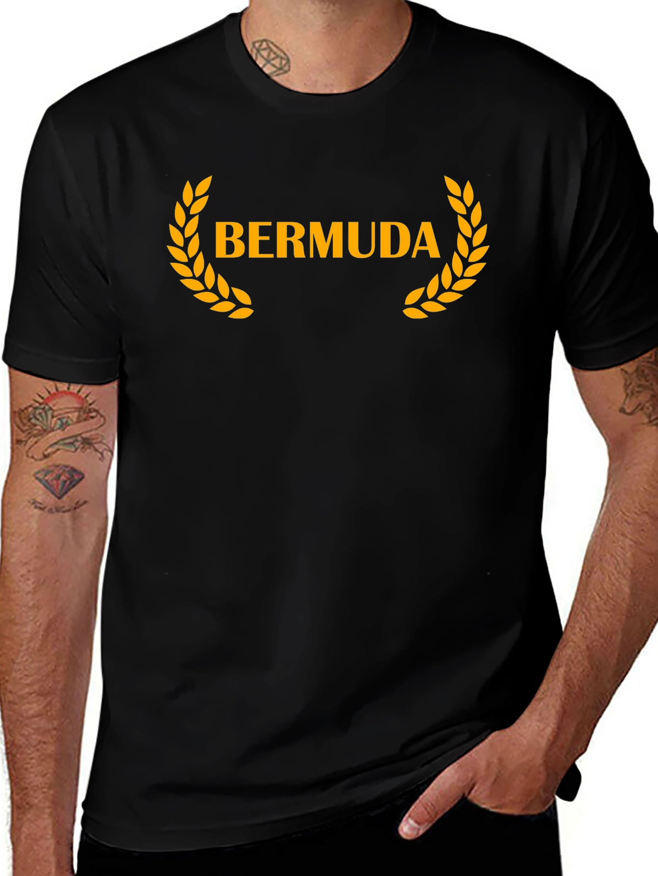 Bermuda Graphic Tee - Island Pride Cotton T-Shirt