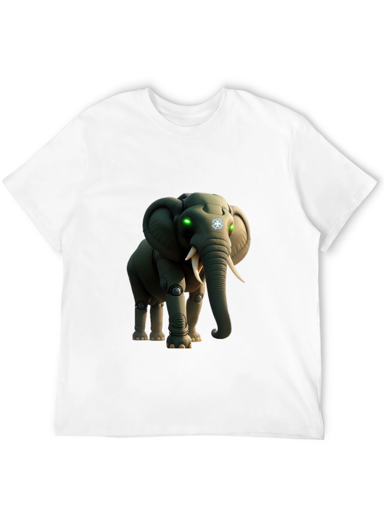 Robotic Elephant Graphic T-Shirt