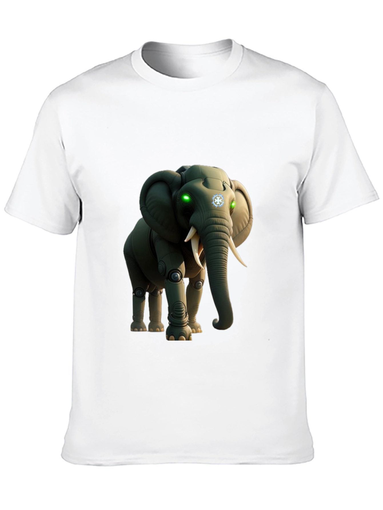 Robotic Elephant Graphic T-Shirt
